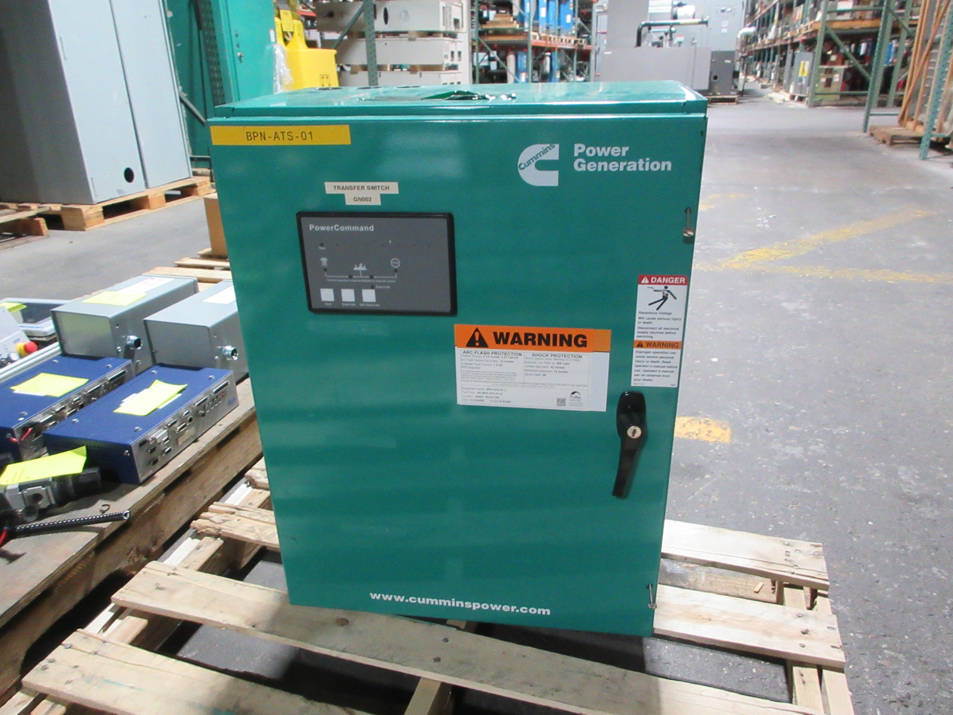 Cummins PowerCommand Automatic Transfer Switch OTECA-7490459 125A 240V 60Hz Used