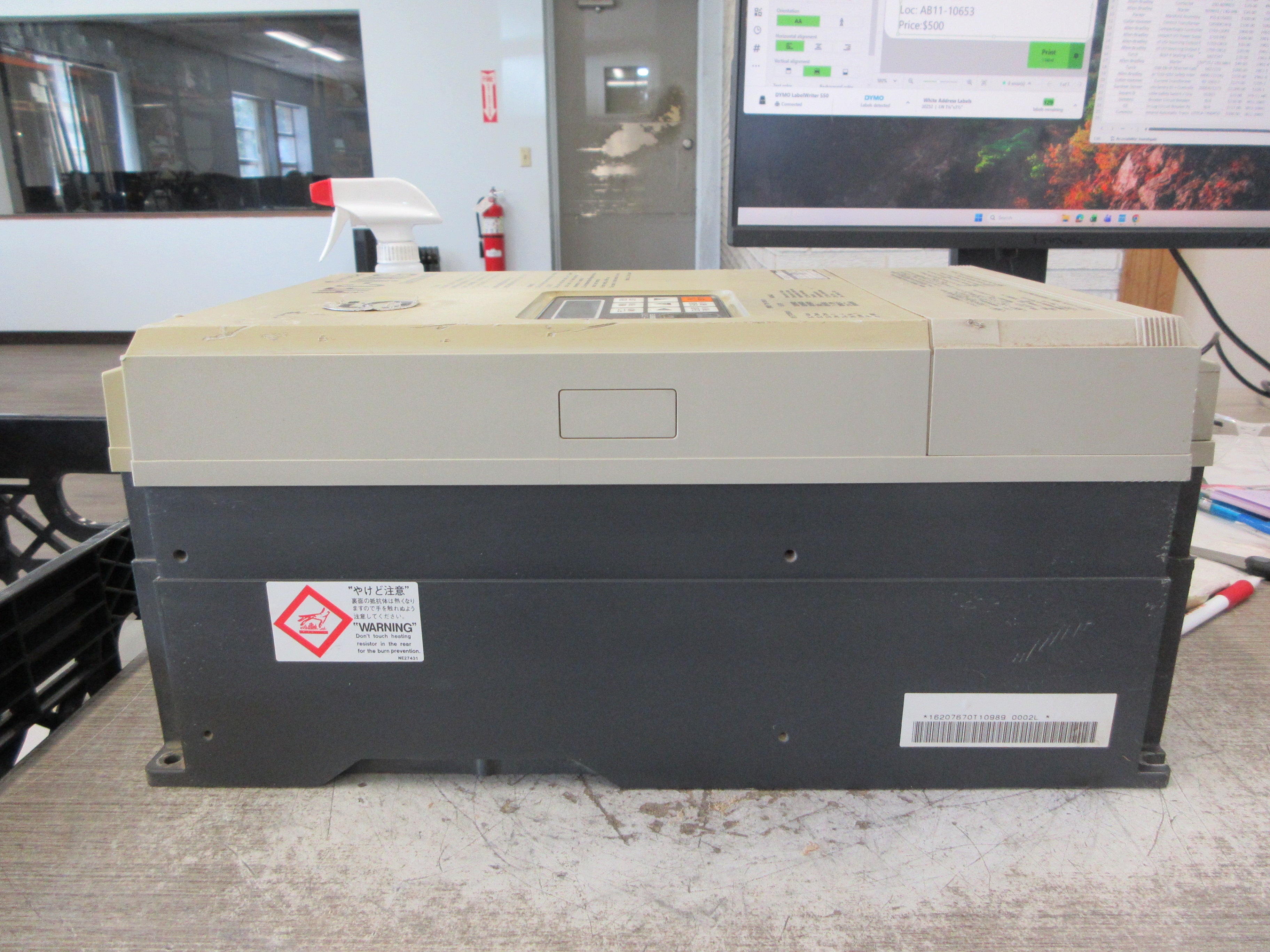 Hitachi HFC-VWG AC Drive VWG16LF3 15HP 3Ph Used