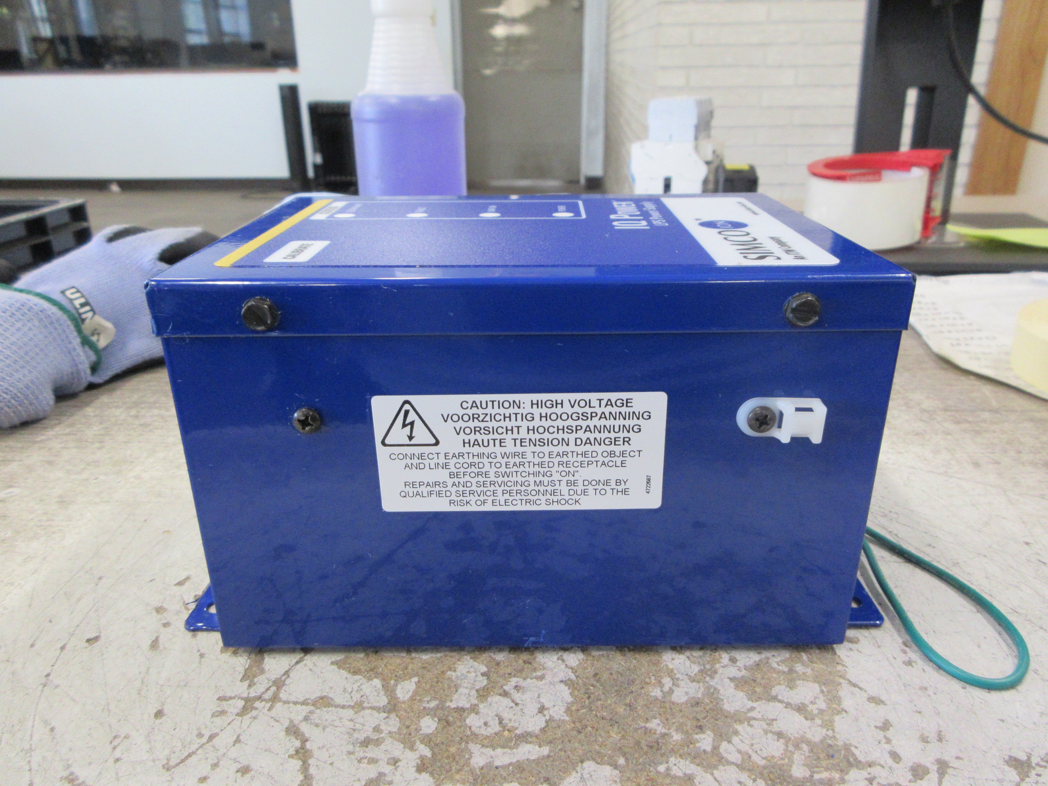 Simco IQ Power LPS Power Supply 4012474 Input: 24VDC 1.5A Output: 7.5KV DC Used