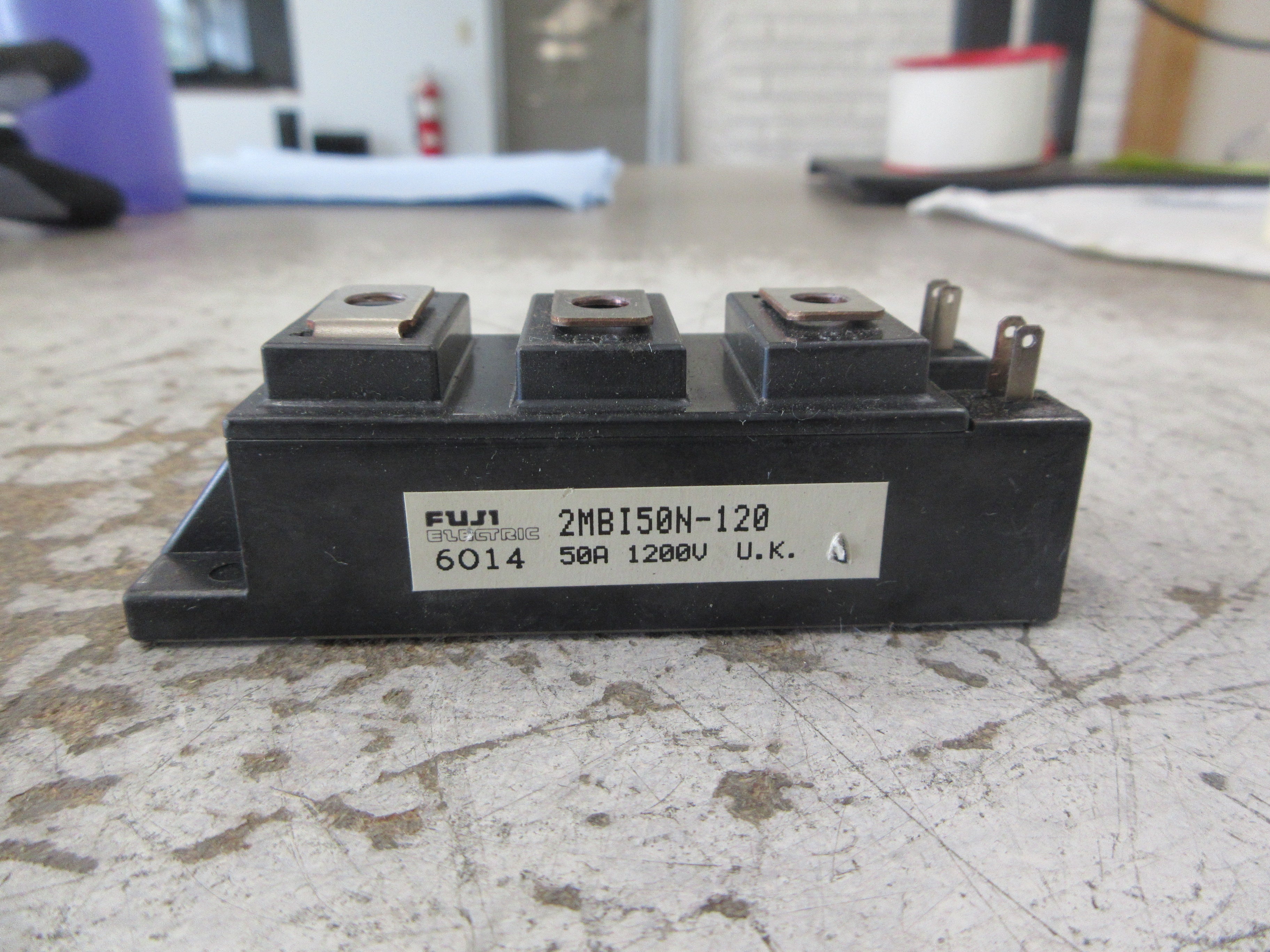 Fuji Electric IGBT Module 2MBI50N-120 50A 1200V Used