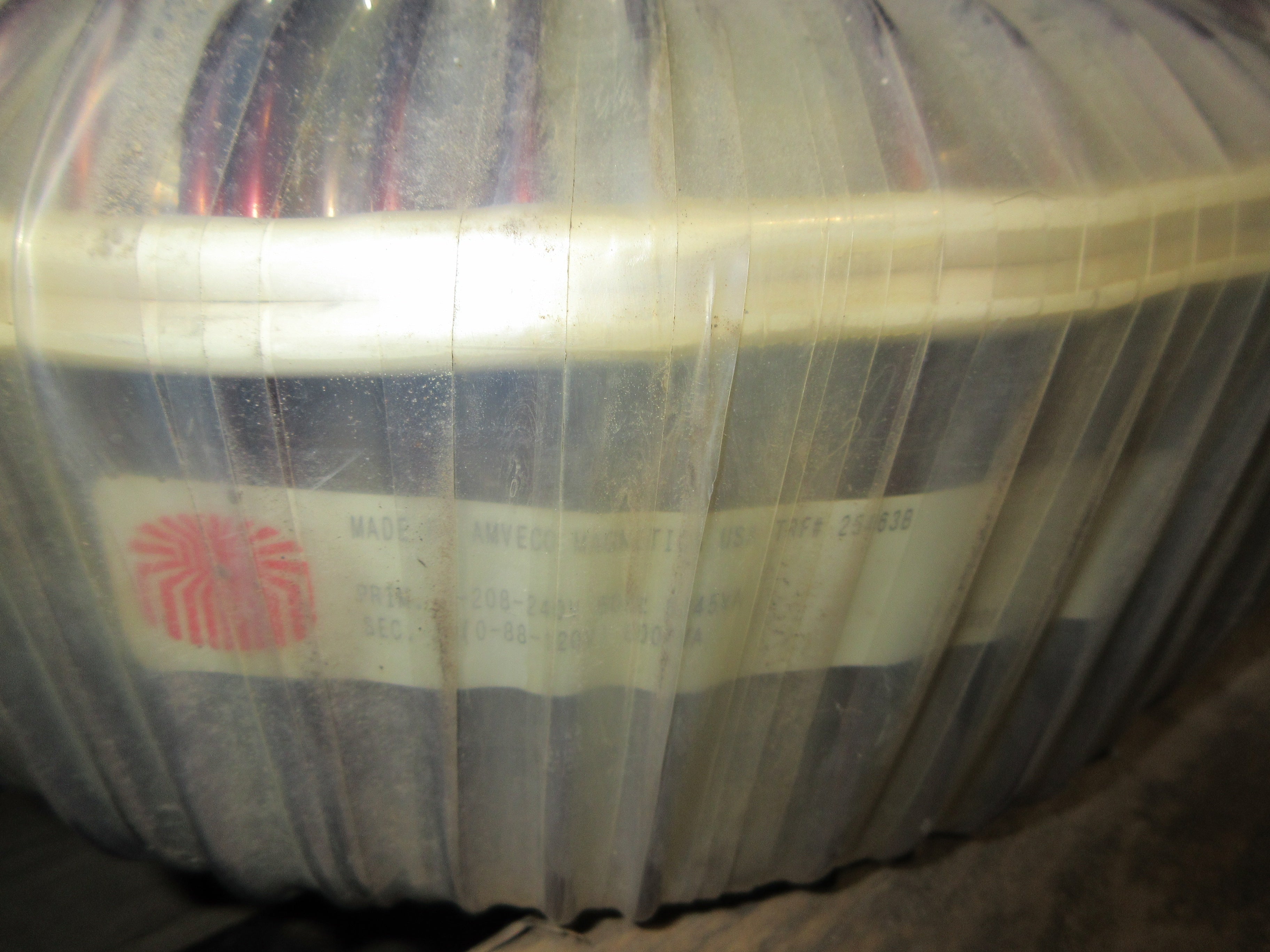 Amveco Magnetics Toroidal Transformer 25463B 8000VA Pri: 208-240V Used