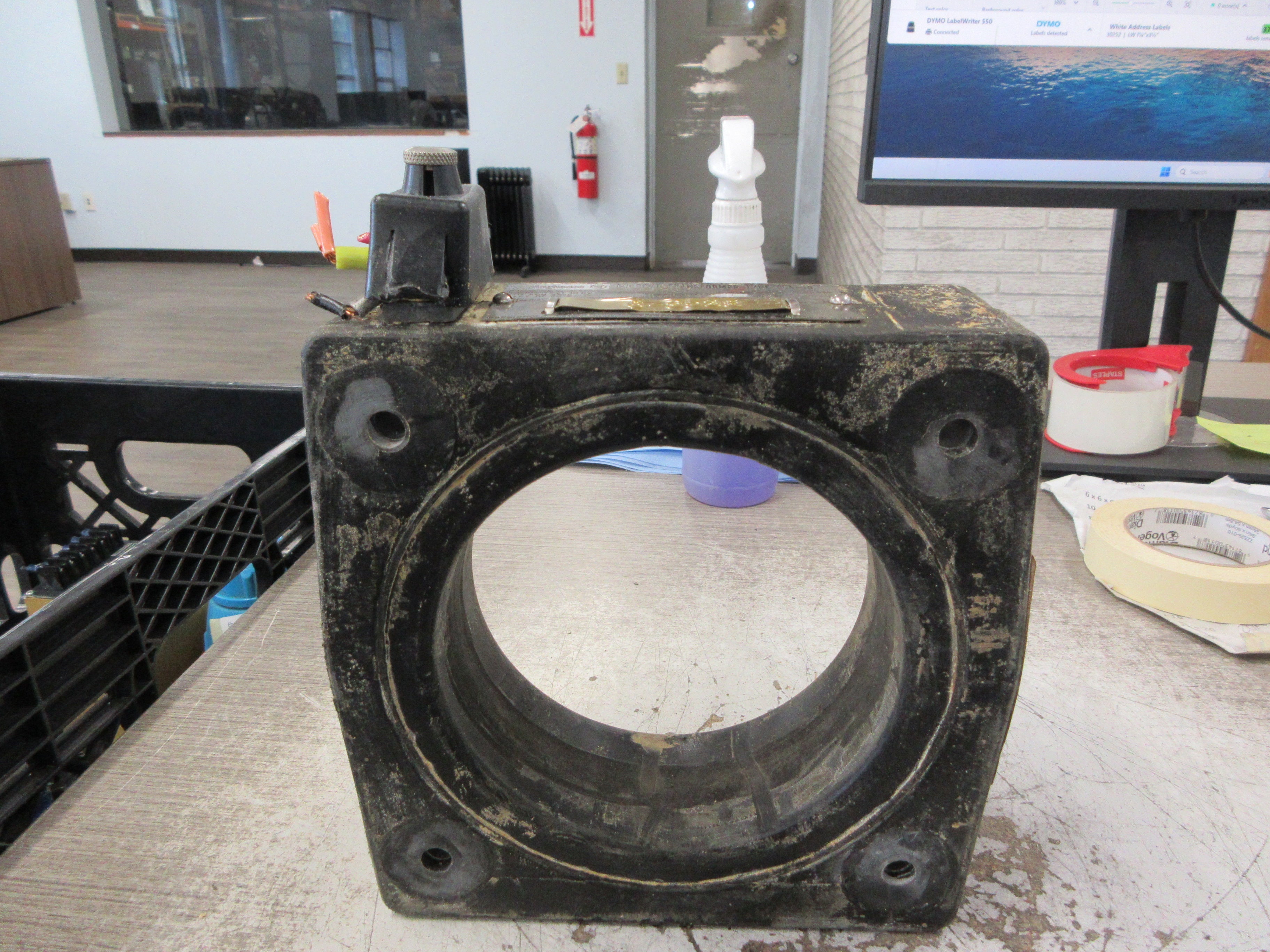 Westinghouse Type CLA-10 Current Transformer 597A750G01 Ratio 800:5A 600V Used