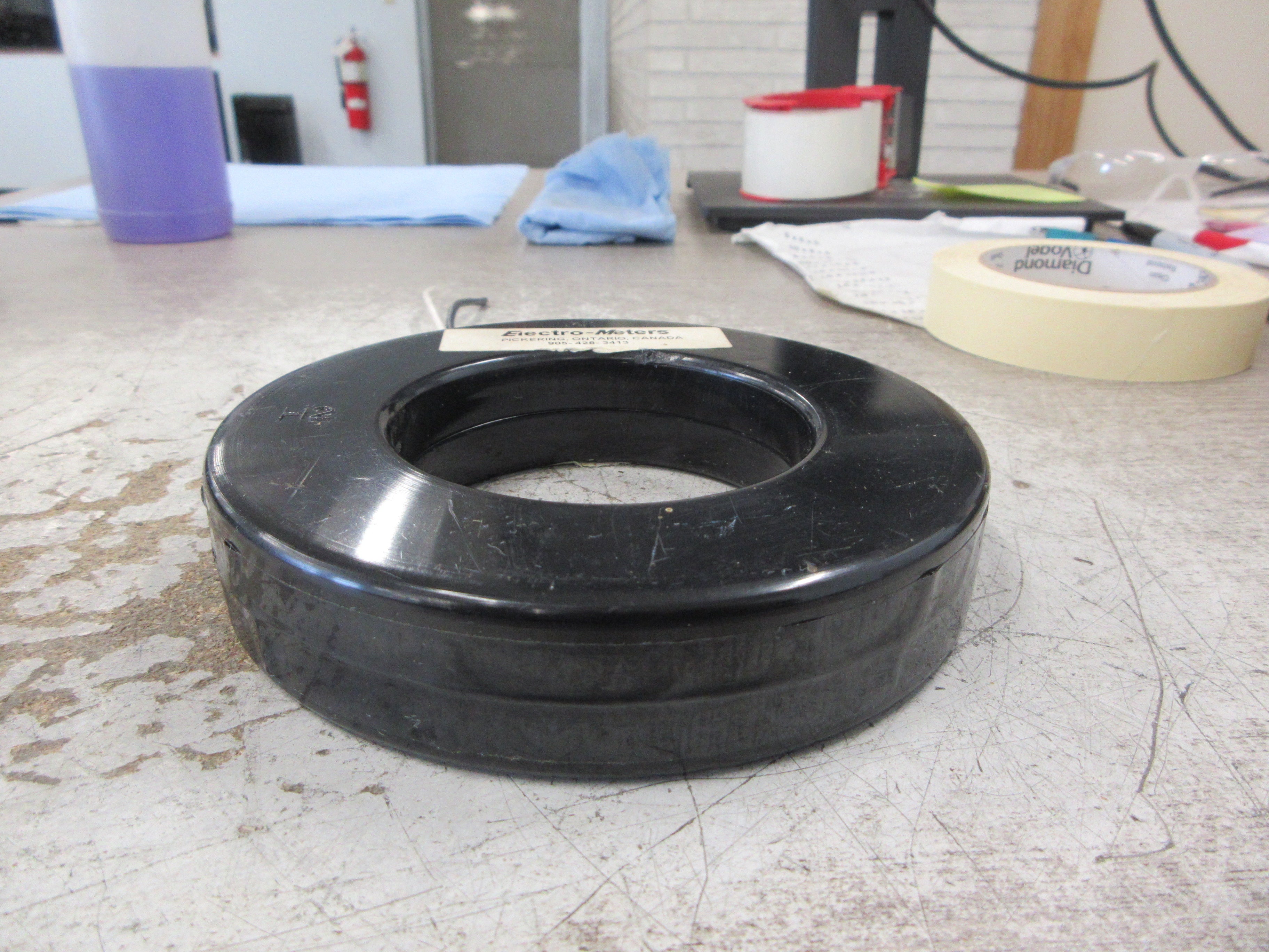 Electro-Meters Current Transformer 8RL-801 Ratio 800:5A 600V 50-400Hz Used
