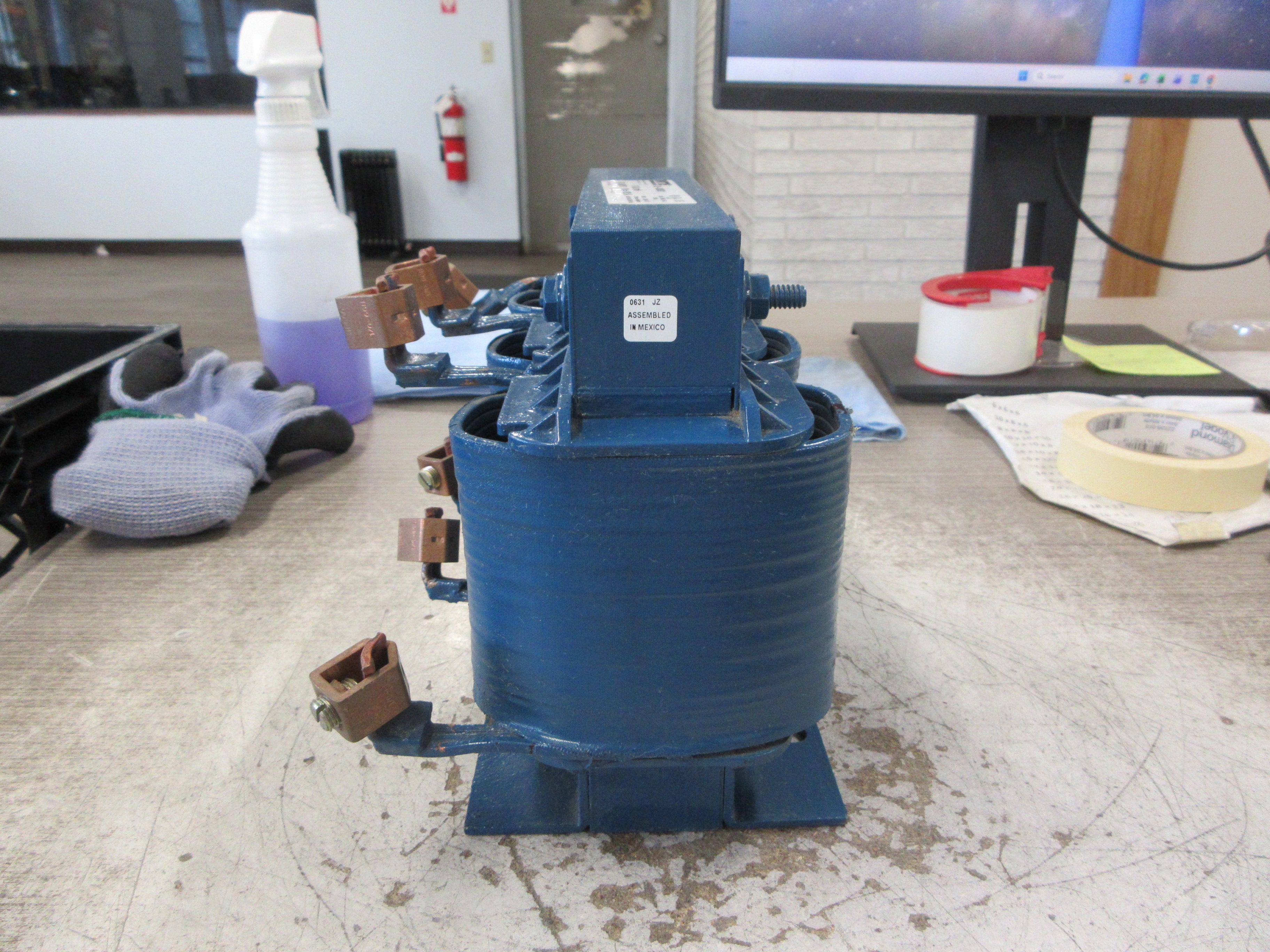 MTE 3Ph Line Reactor RL-08002 0.40mH 80A 690V 50/60Hz Used