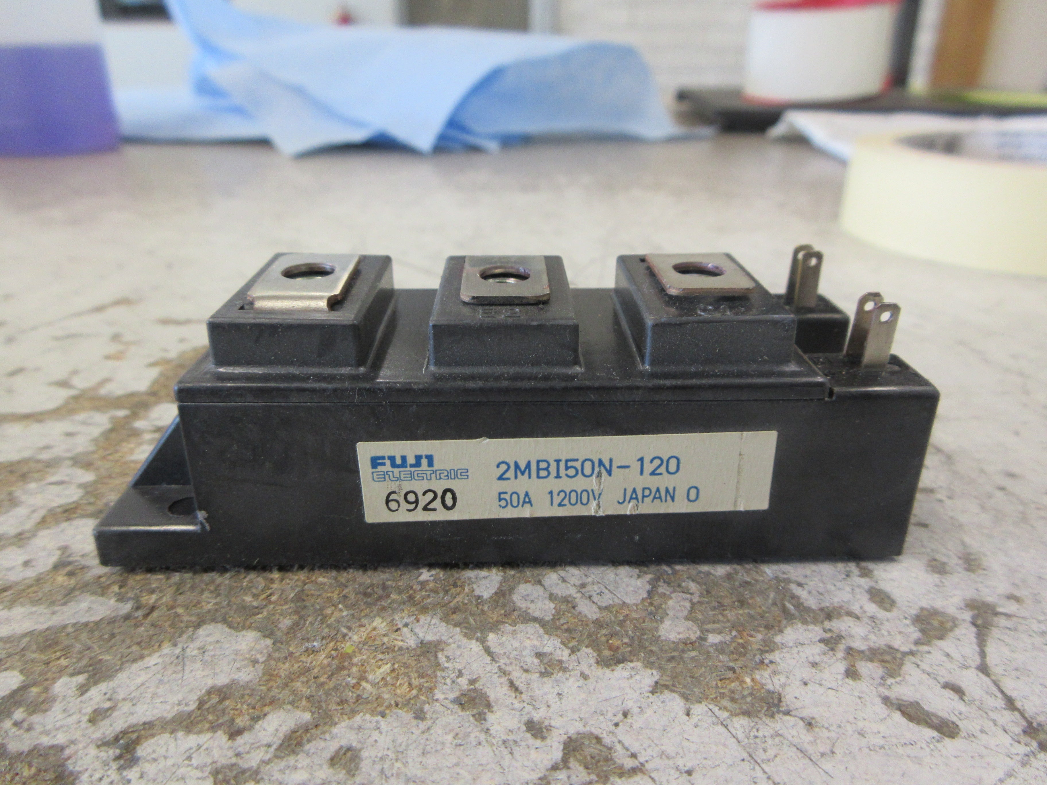 Fuji Electric IGBT Module 2MBI50N-120 50A 1200V Used