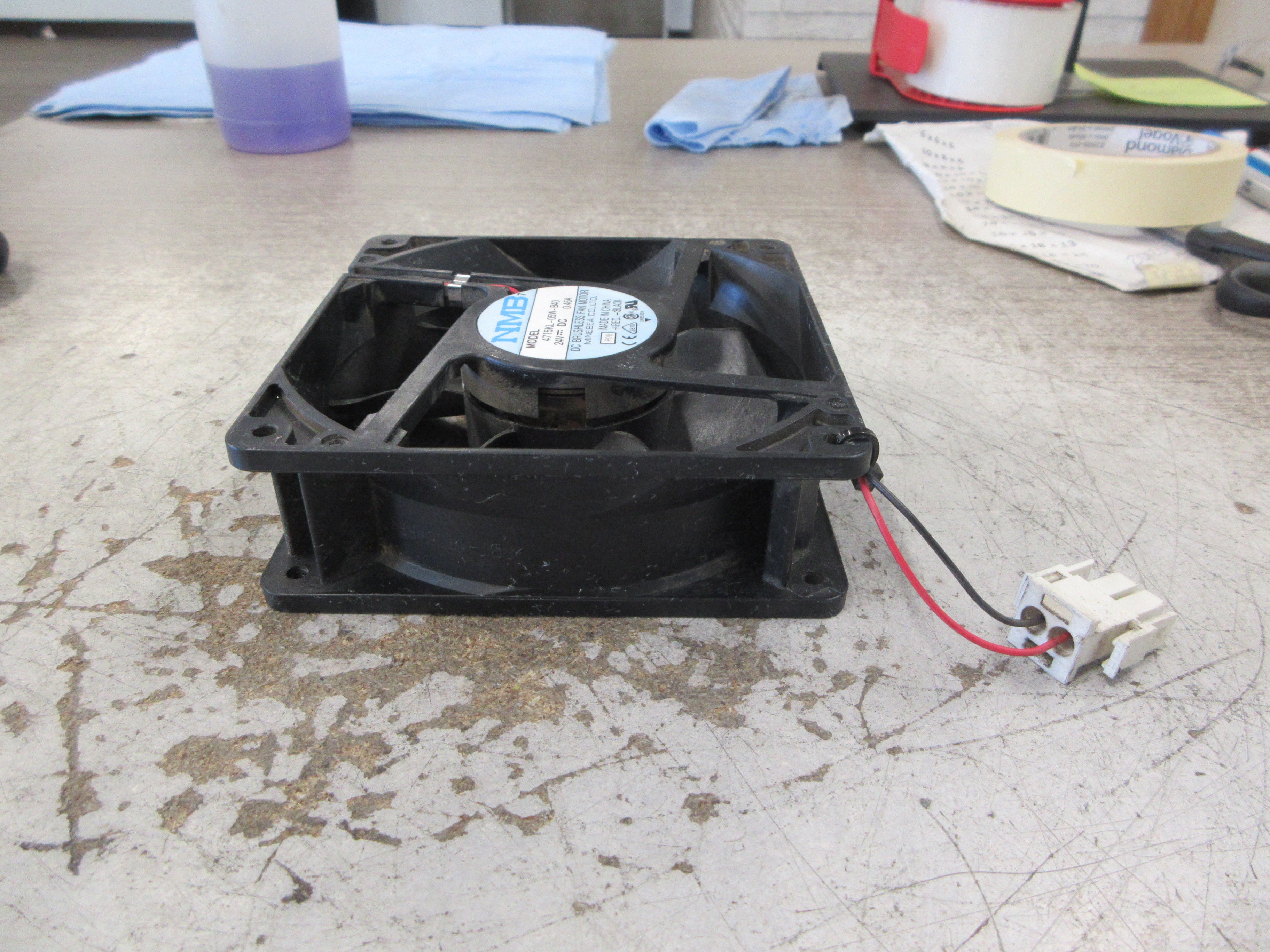 Minebea NMB Axial Fan 4715KL-05W-B40 24VDC 0.46A Used
