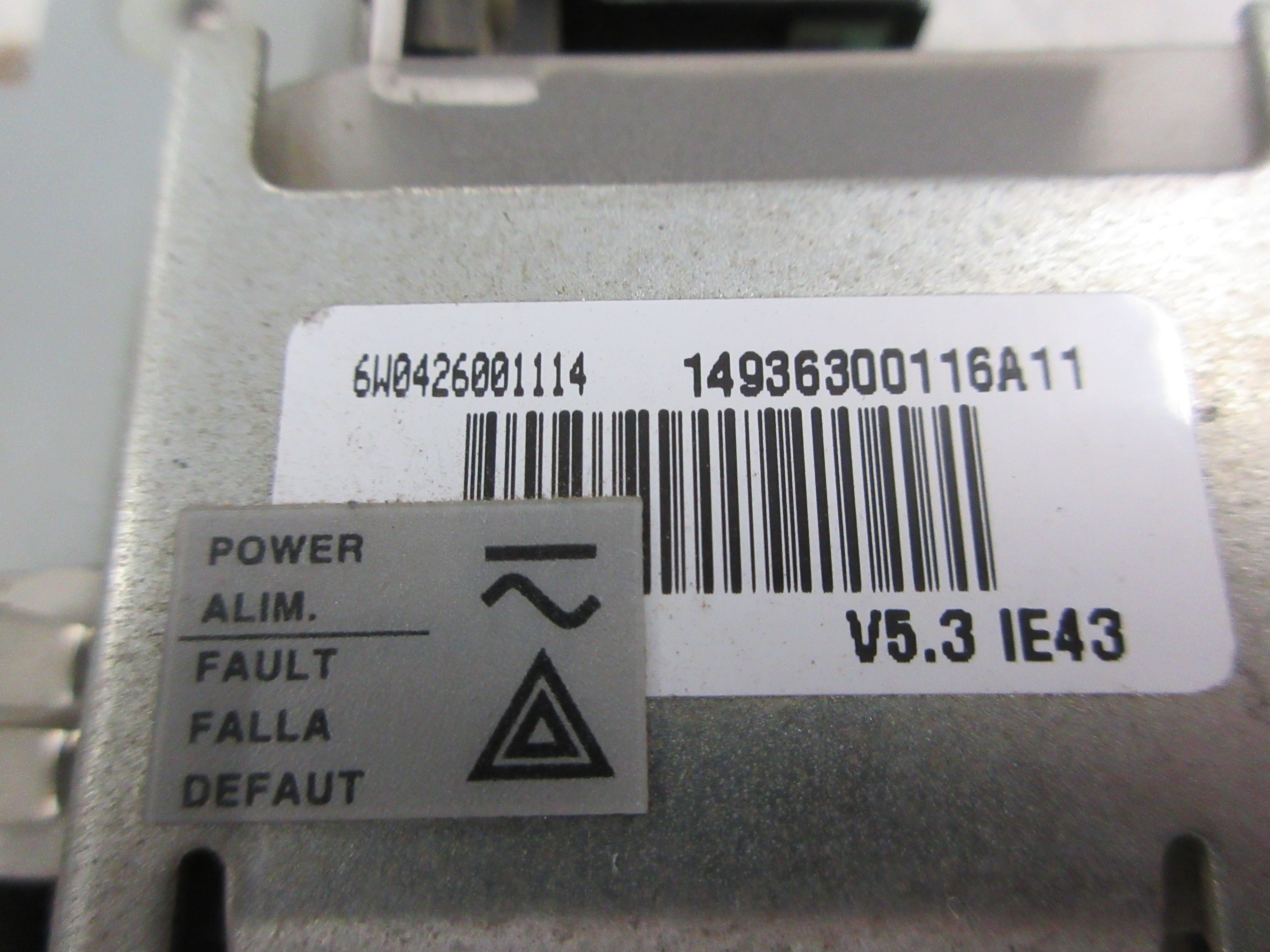 Schneider Electric Drive Keypad Interface 6W0426001114 V5.3 IE43 Used
