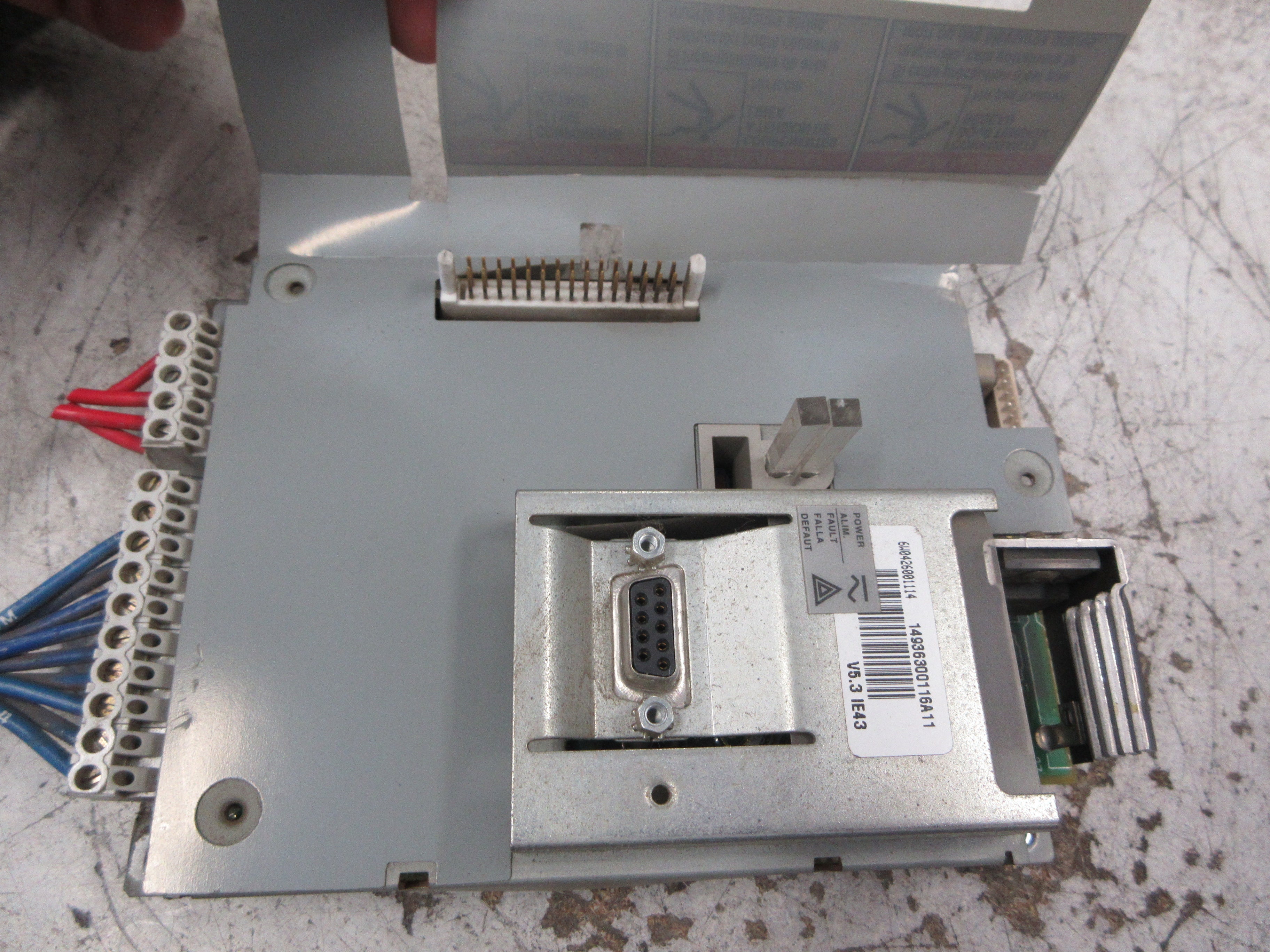 Schneider Electric Drive Keypad Interface 6W0426001114 V5.3 IE43 Used