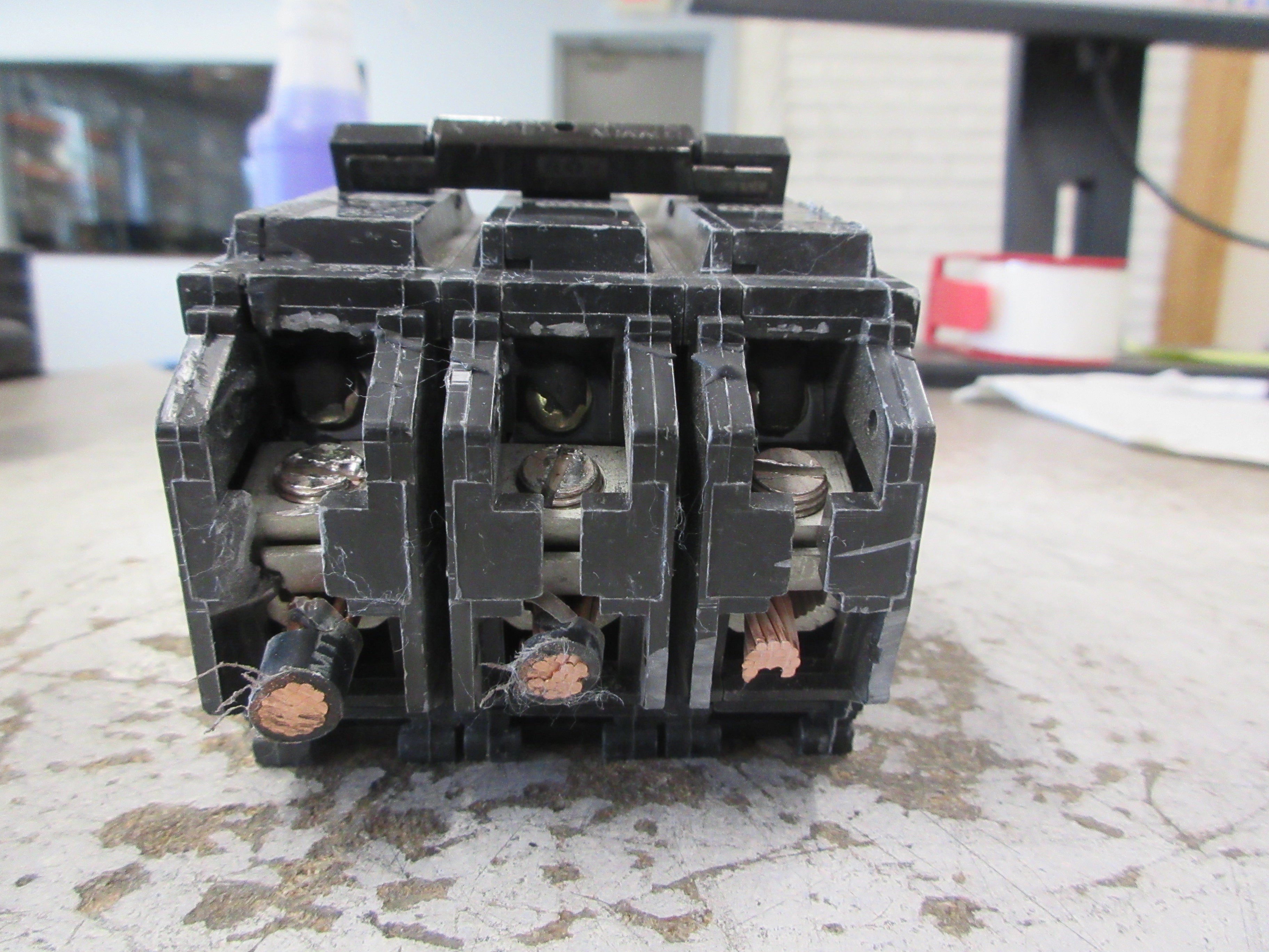 GE Bolt-On Circuit Breaker THQB32080 80A 240V 3P Used