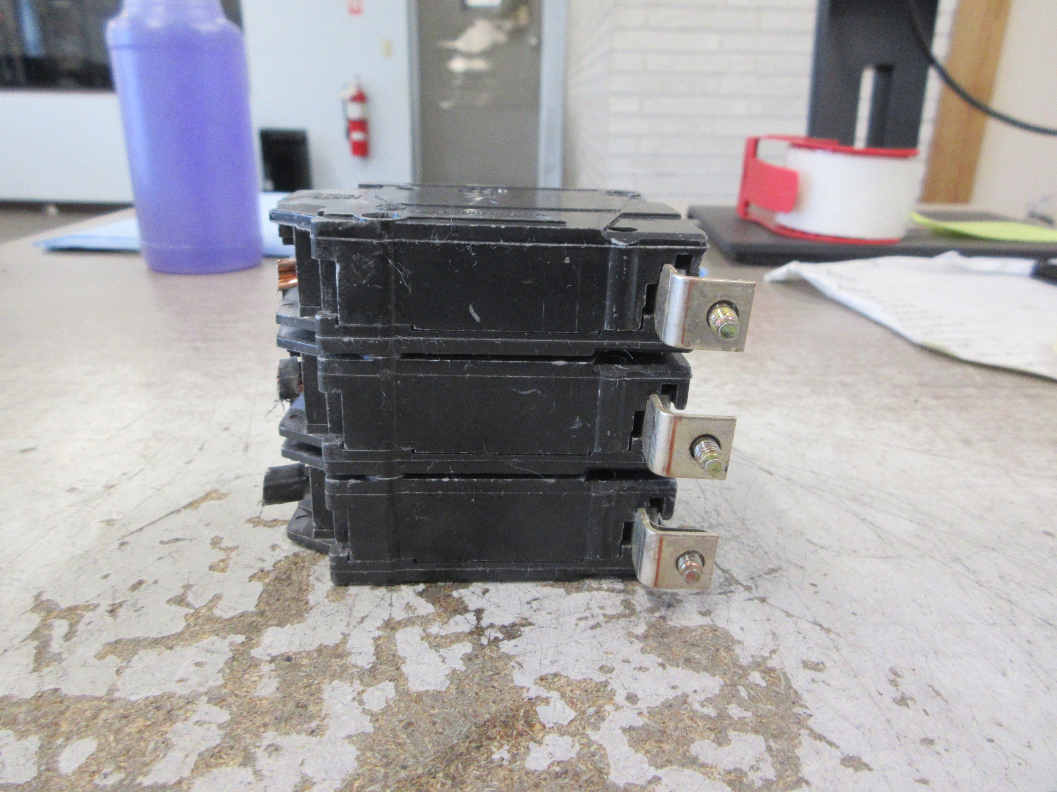 GE Bolt-On Circuit Breaker THQB32080 80A 240V 3P Used