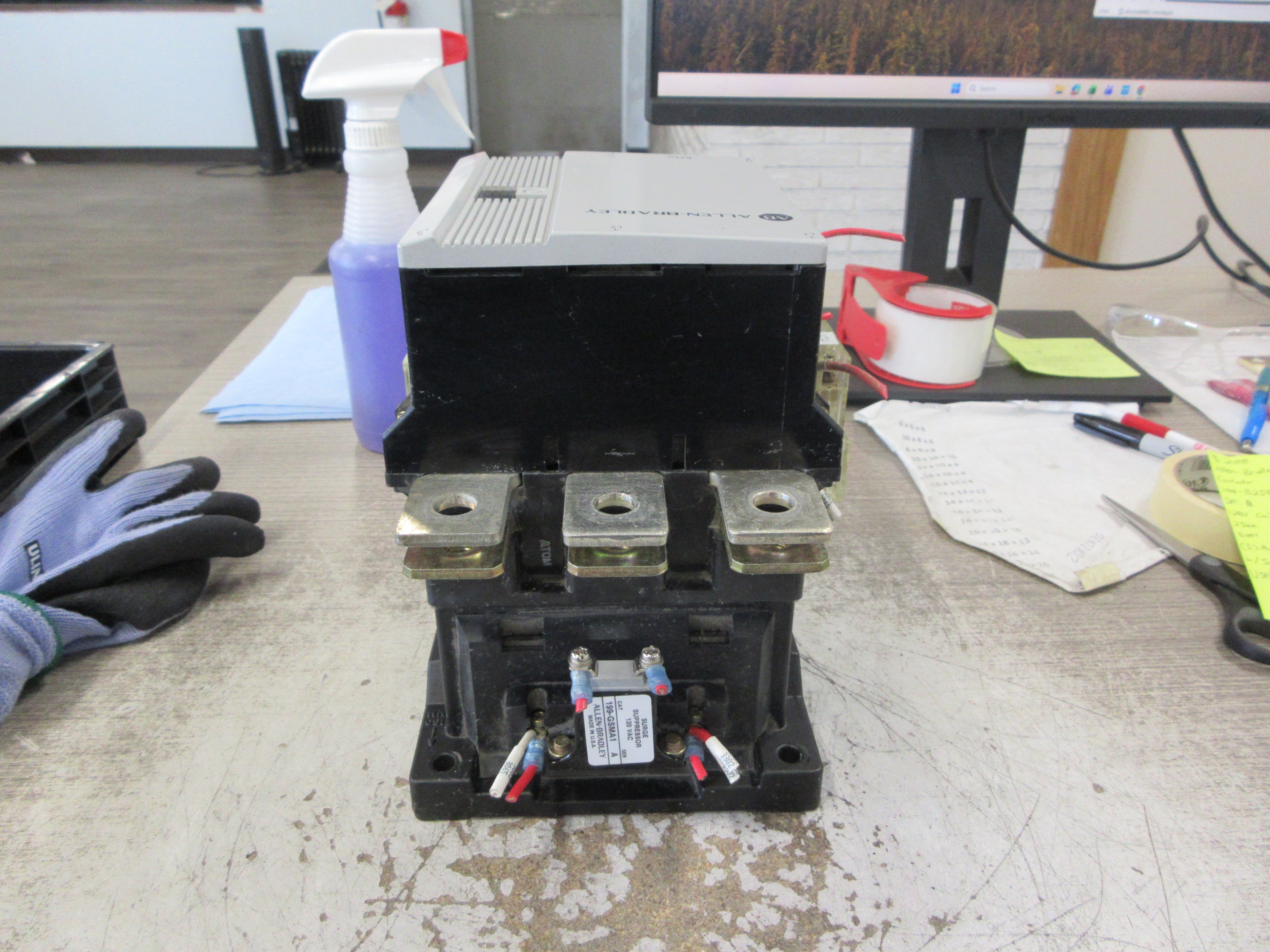 Allen-Bradley Contactor 100-B250N*3 Ser. B 120V Coil 250A 600V Used