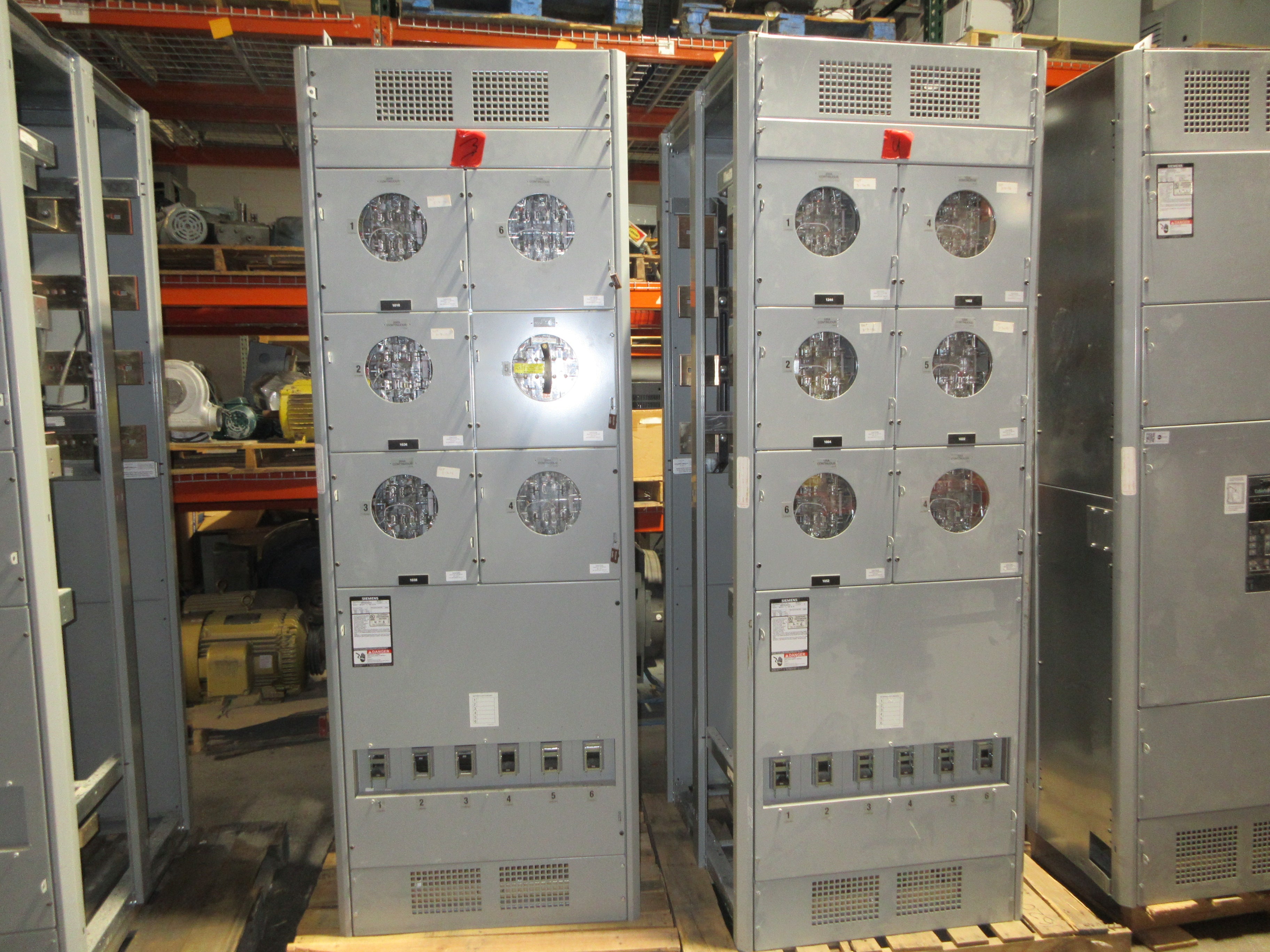 Siemens Meter Stack SB3 Rev. A 480Y/277V 60Hz 3Ph 4W 2500A 14-Position Used
