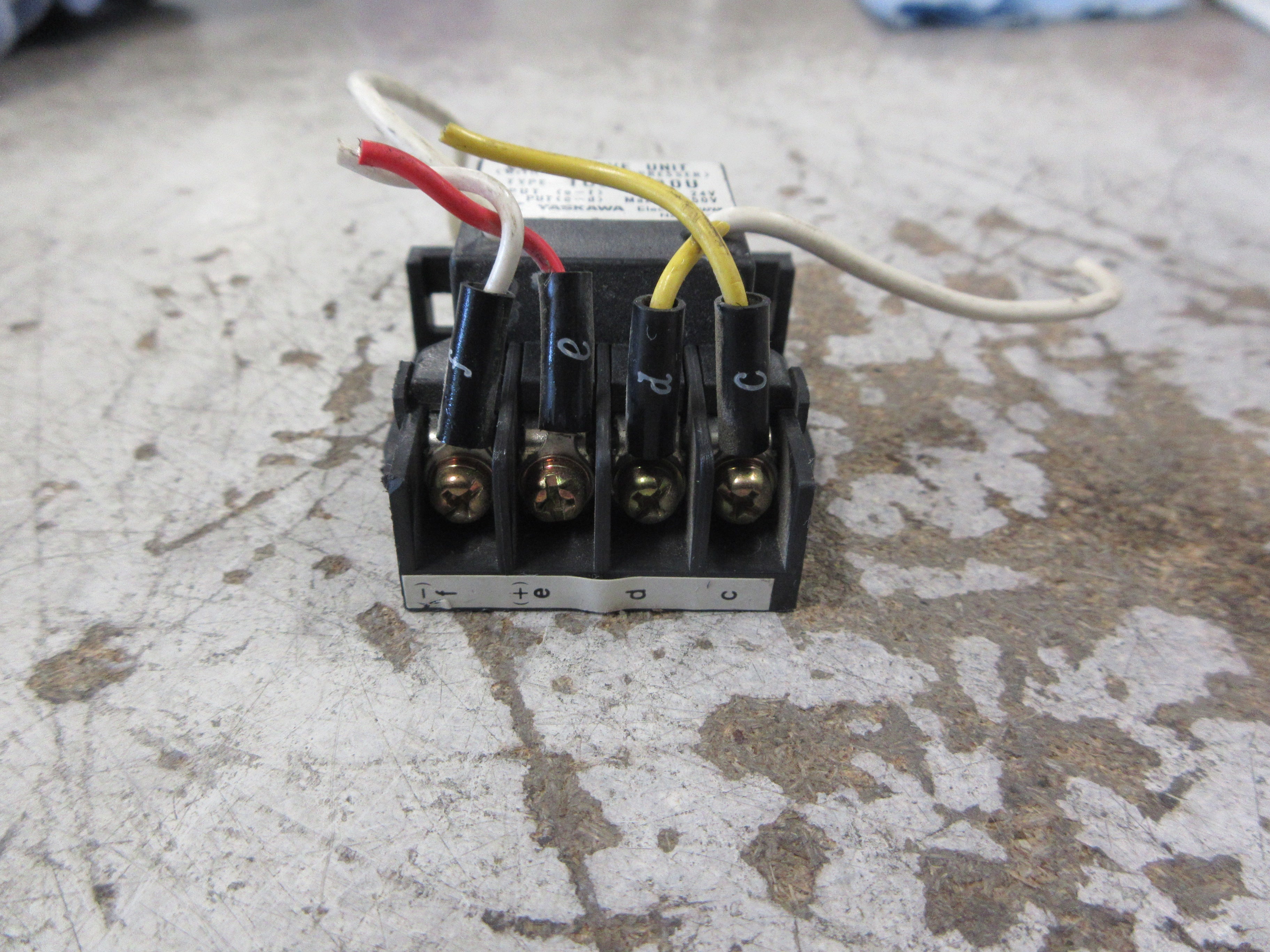 Yaskawa Coil Drive Unit TCU-500U Input: 24VDC Output: 250VAC Used