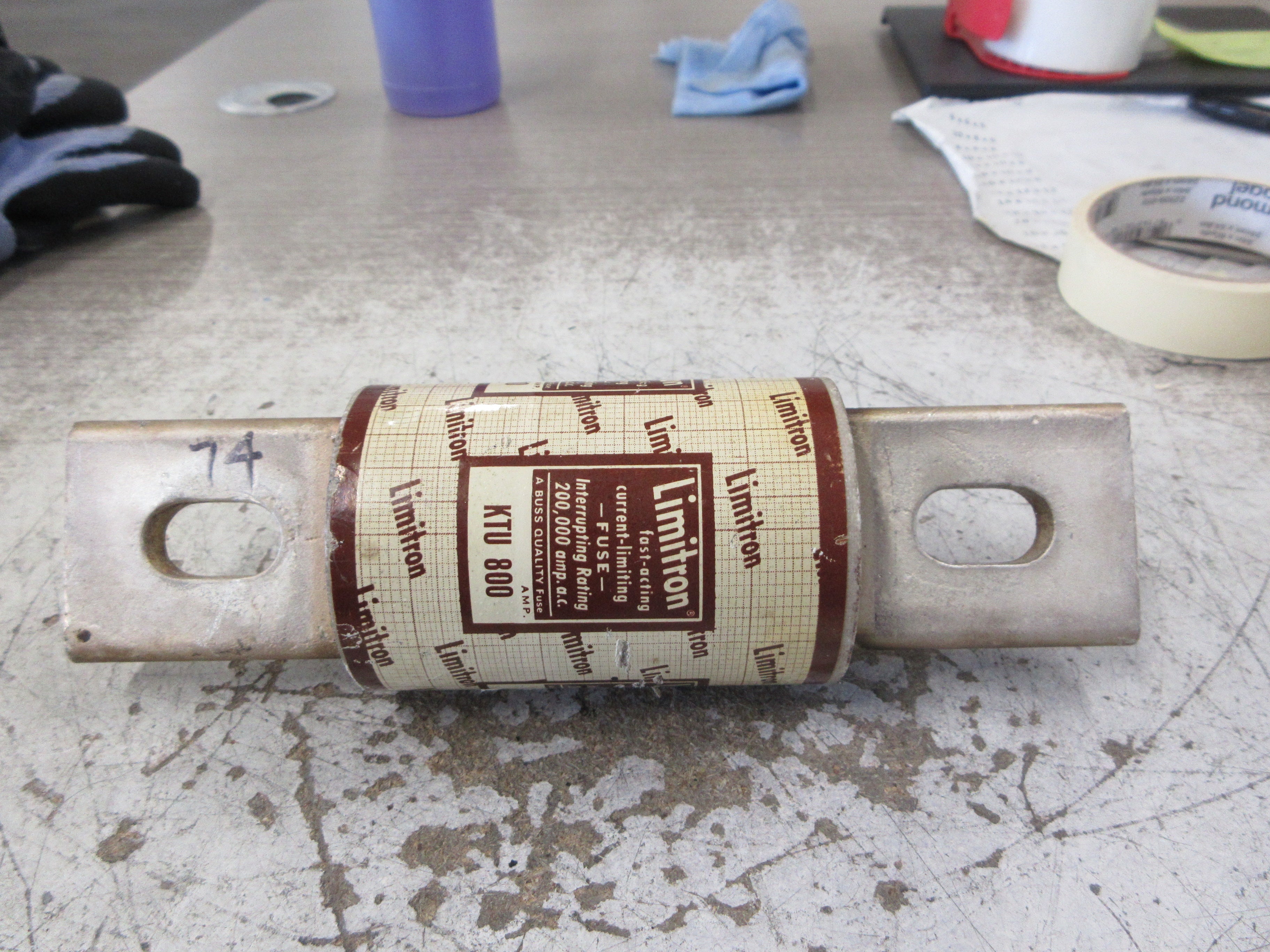 Bussmann Limitron Fuse KTU 800 800A 600V Used