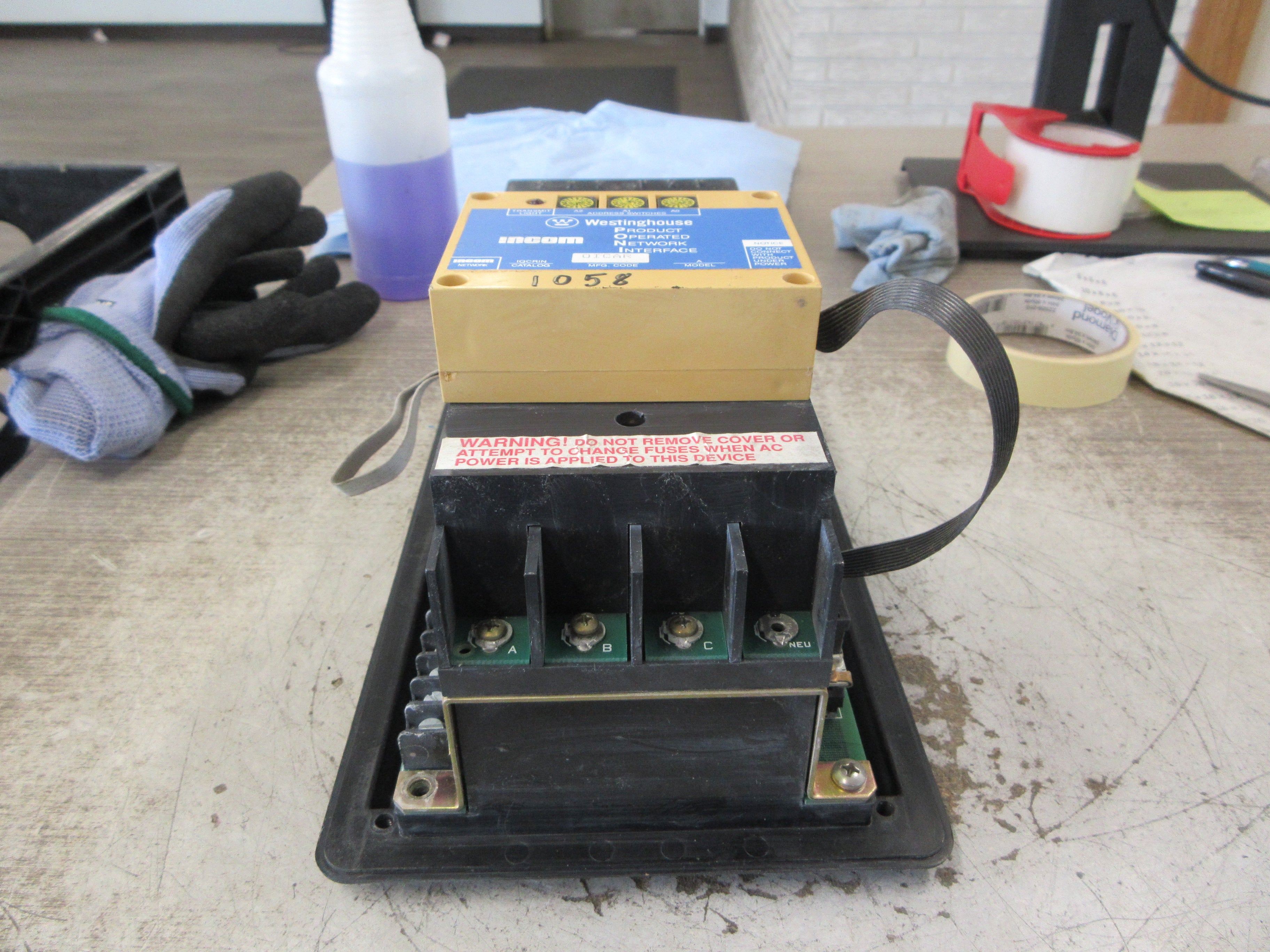 Westinghouse IQ Data Plus II 2D78522G02 w/ PONI Module w/ 5281C55G01 Module Used