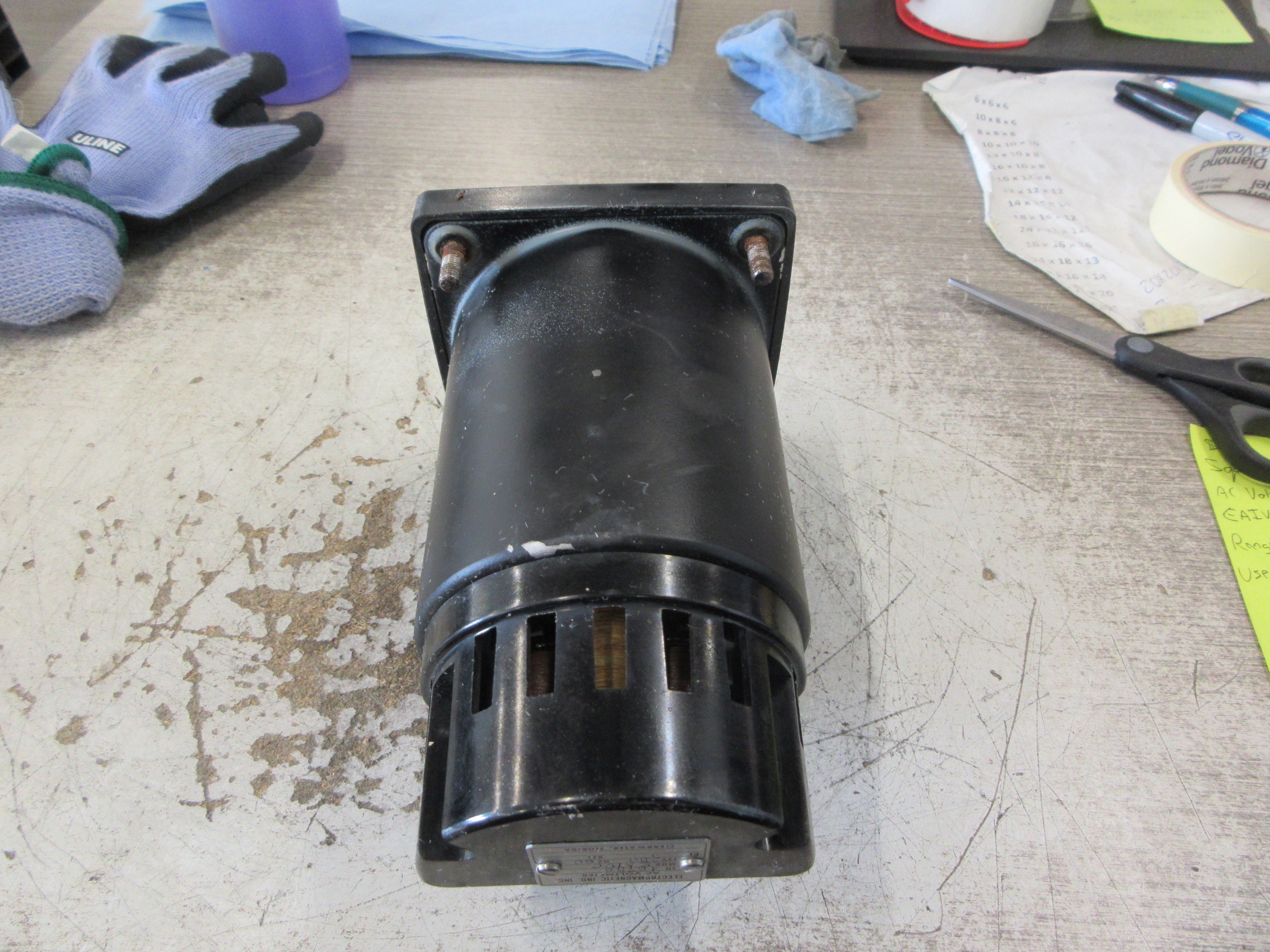 Square D AC Voltmeter EAIVC Range: 0-600V Used