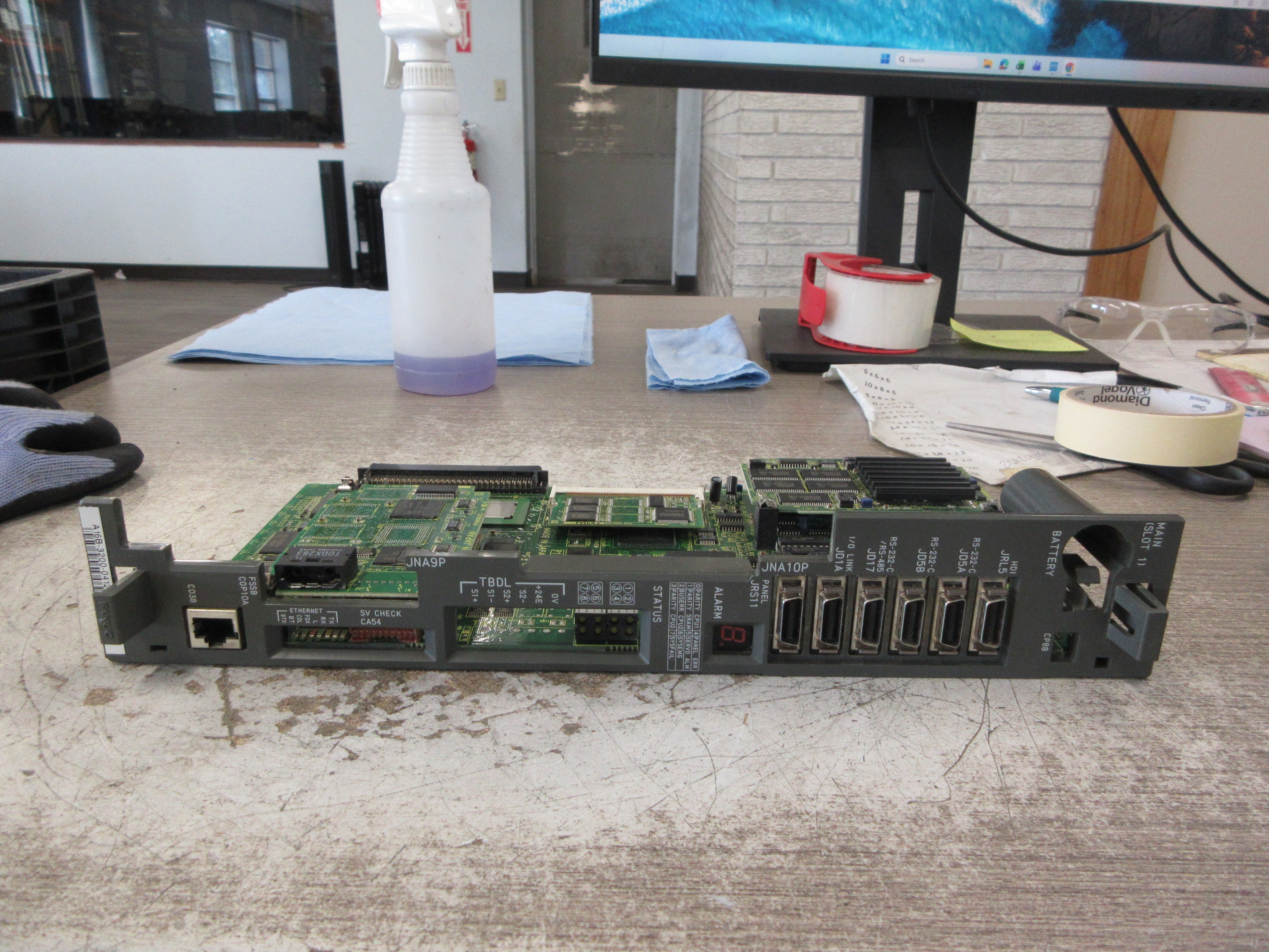 Fanuc Main CPU Module A16B-3200-0412/03A Used