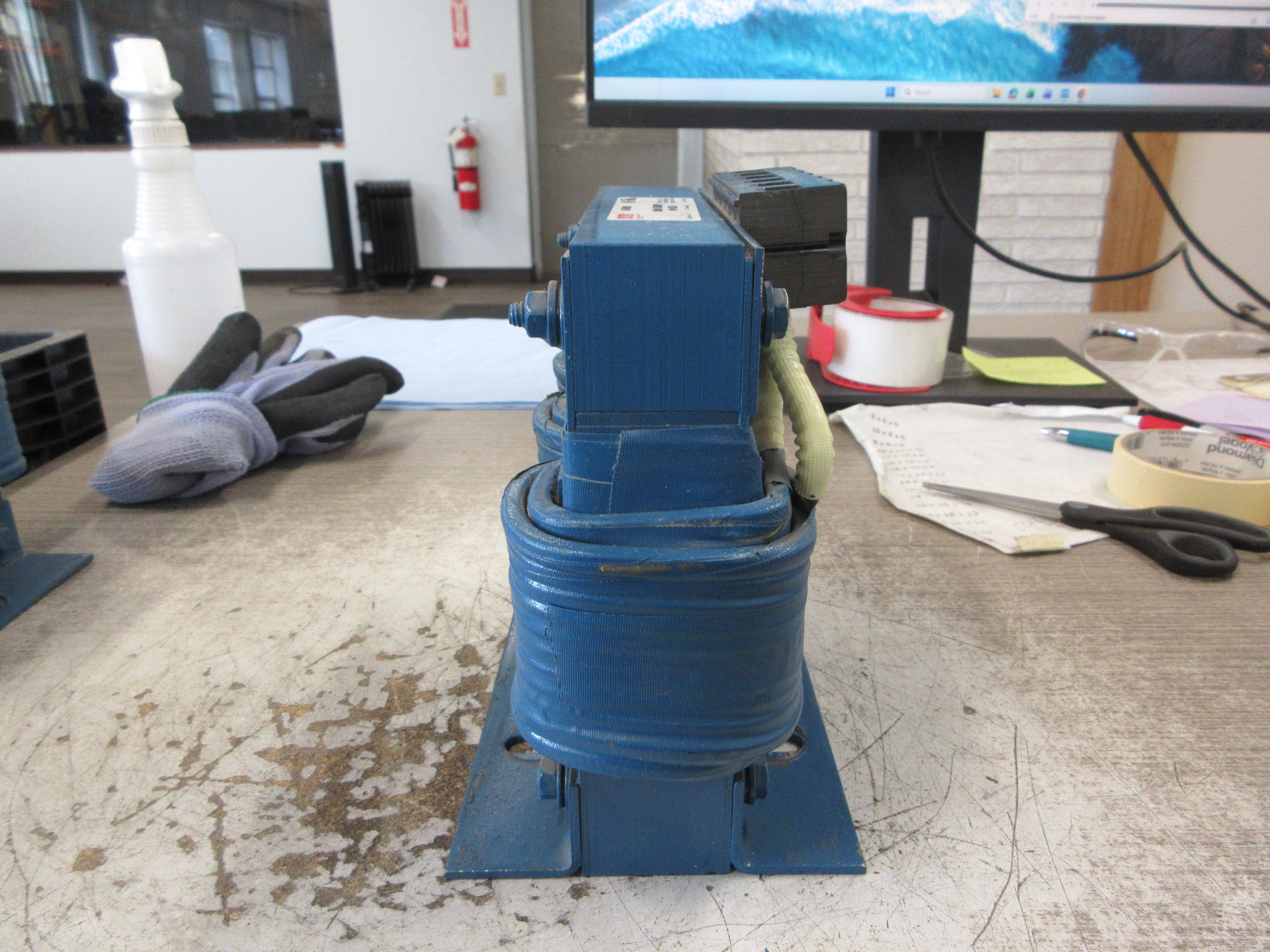 MTE 3Ph Line Reactor RL-05502 0.5mH 55A 600V 50/60Hz Used