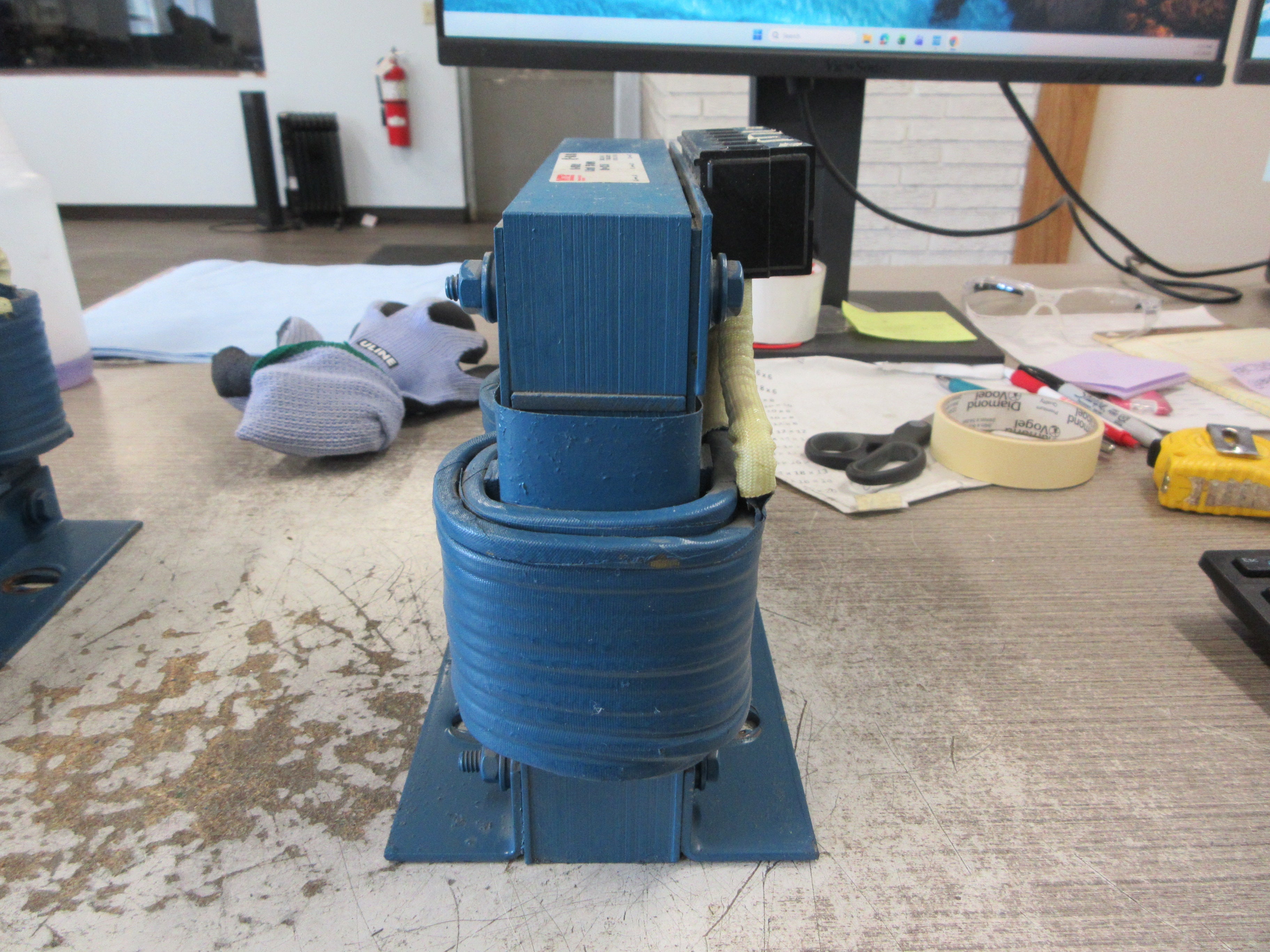 MTE 3Ph Line Reactor RL-05502 0.5mH 55A 600V 50/60Hz Used