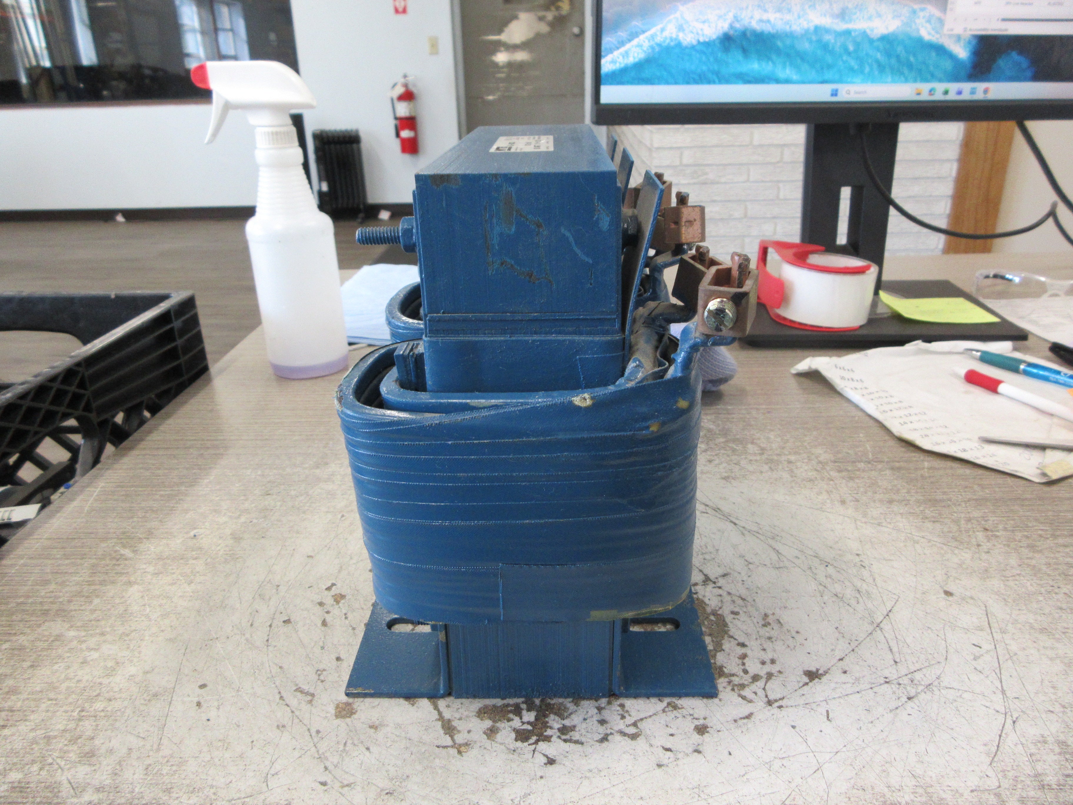 MTE 3Ph Line Reactor RL-08003 80A 0.70mH 690V 50/60Hz Used
