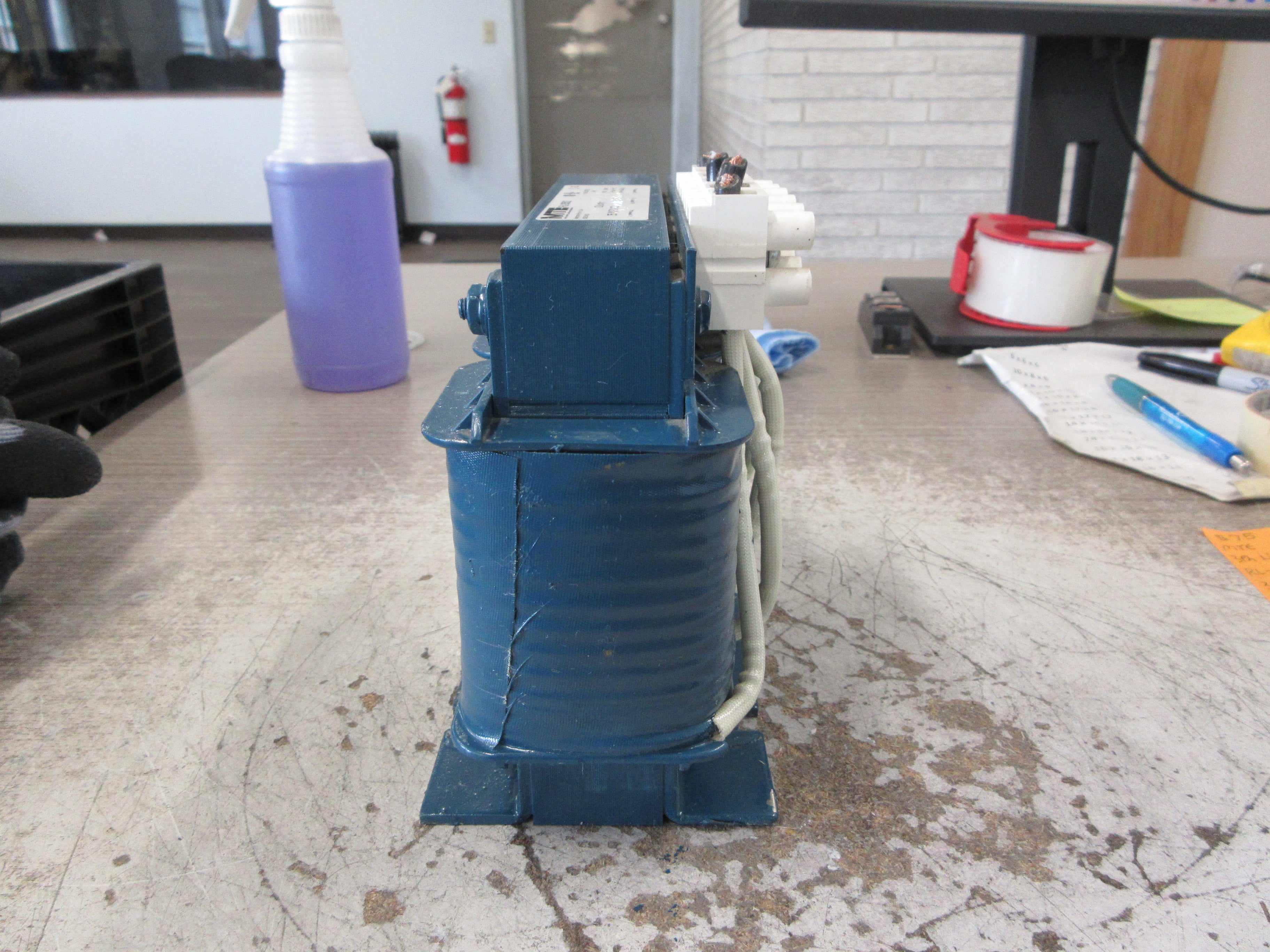 MTE 3Ph Line Reactor RL-03502 35A 0.8mH 600V 50/60Hz Used