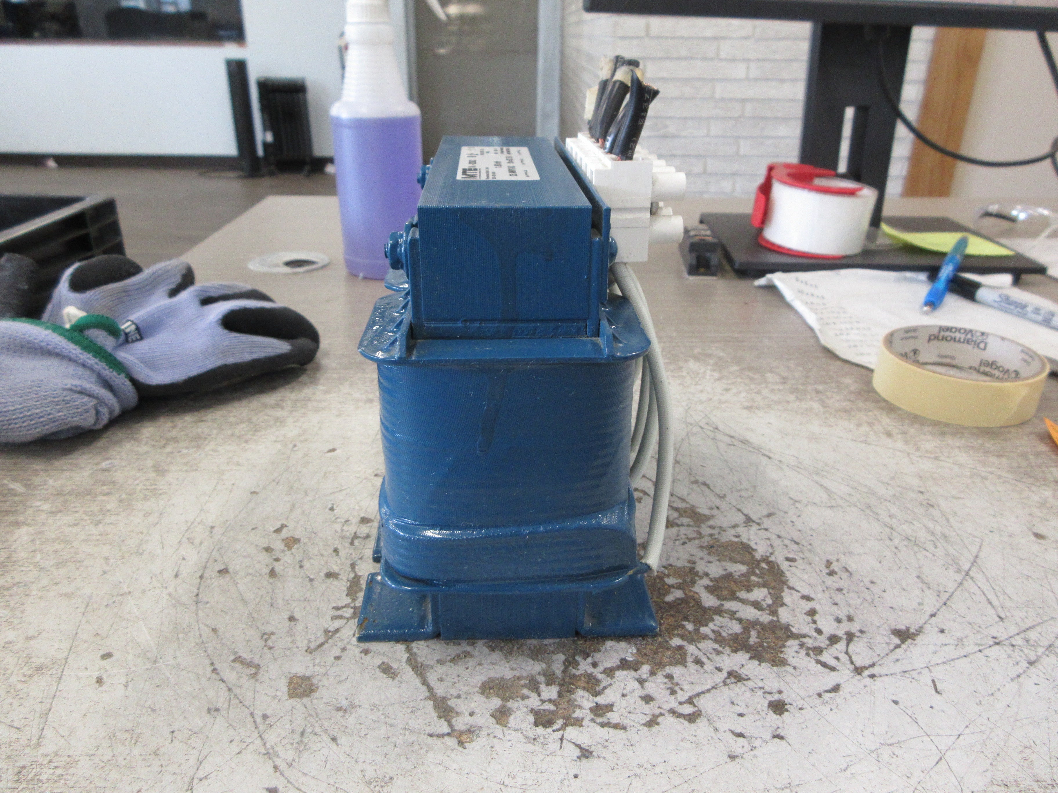 MTE 3Ph Line Reactor RL-02503 25A 1.80mH 600V 50/60Hz Used