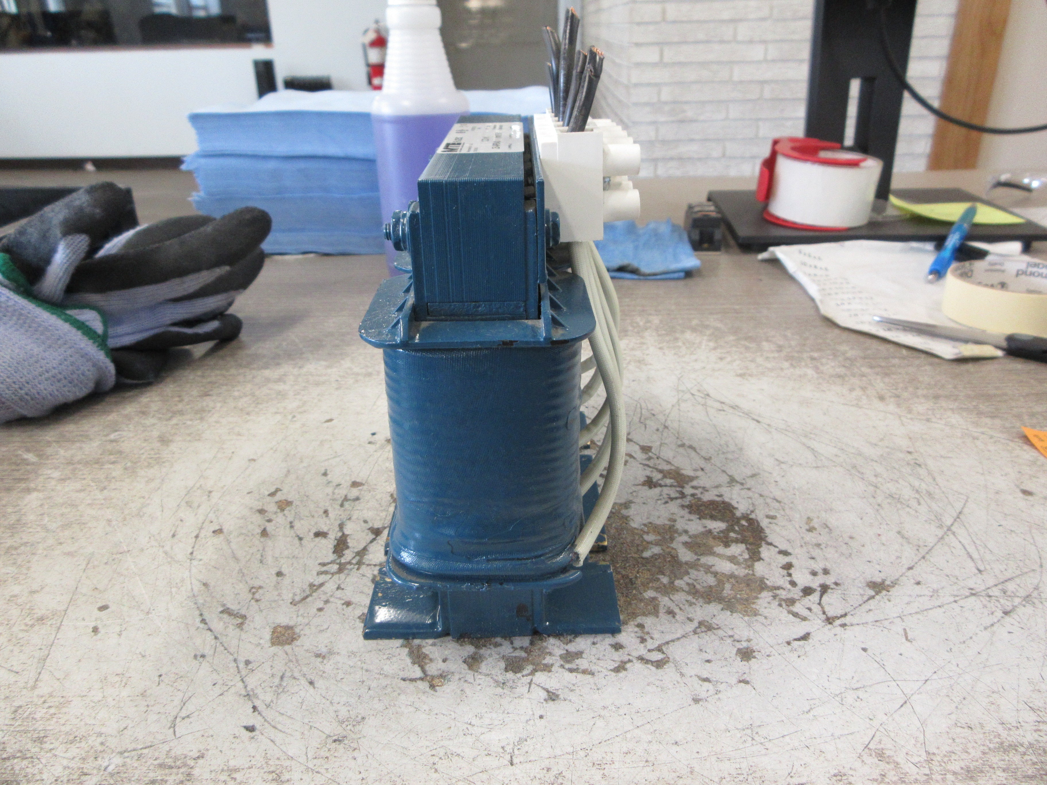 MTE 3Ph Line Reactor RL-02502 25A 1.20mH 600V 50/60Hz Used