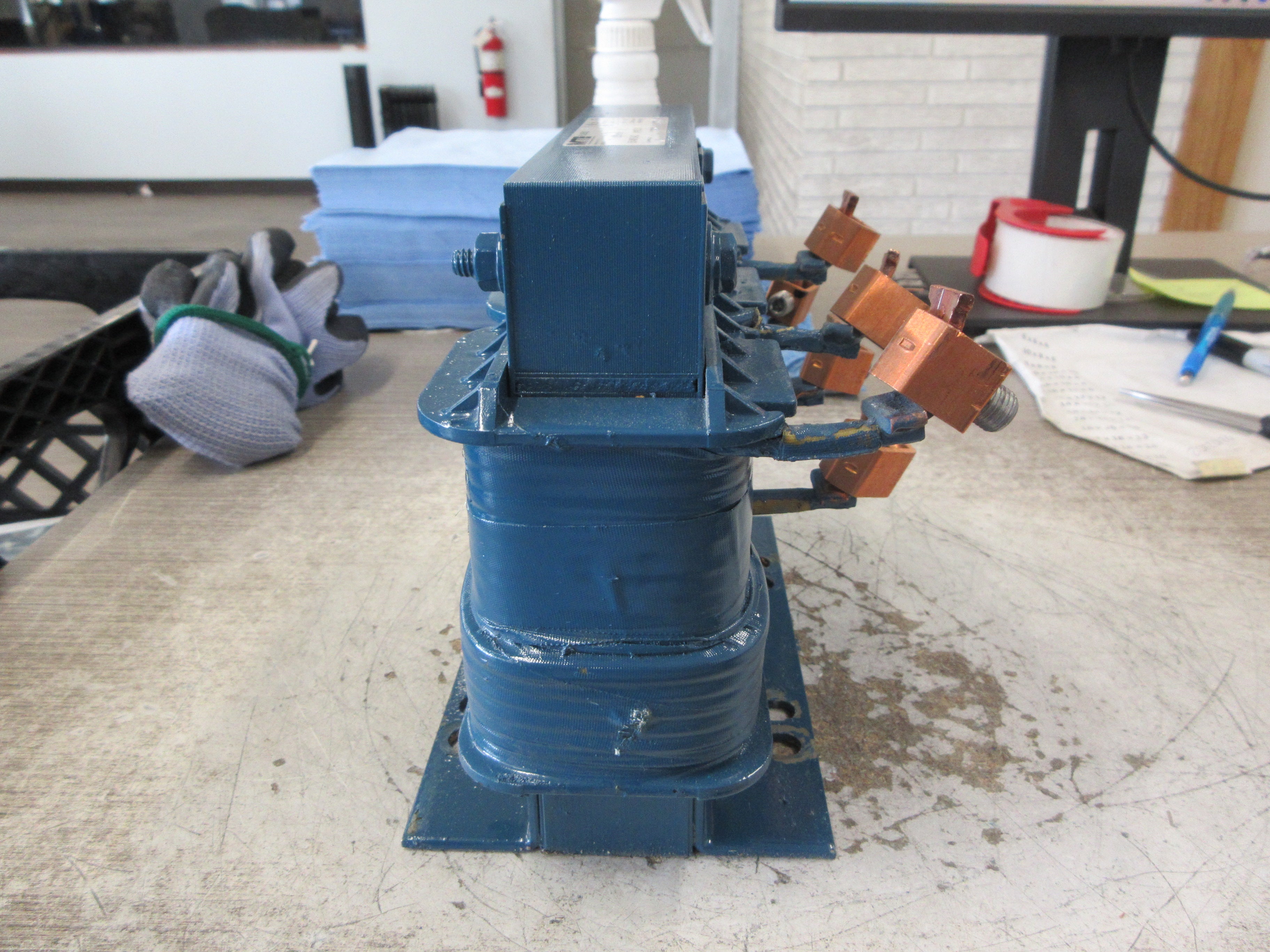 MTE 3Ph Line Reactor RL-05502 55A 0.50mH 690V 50/60Hz Used