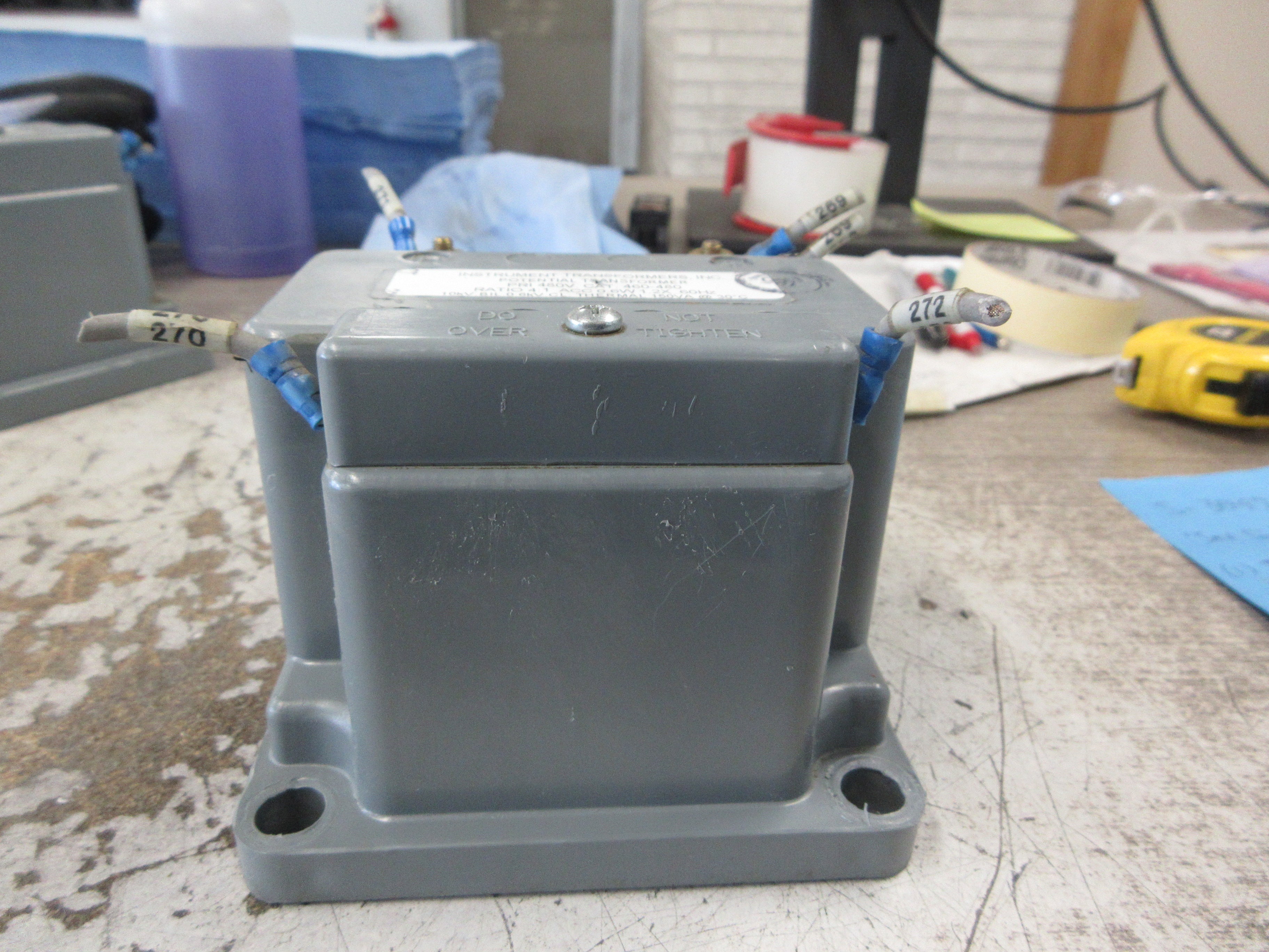 Instrument Transformers Potential Transformer 460-480 Pri: 480V Ratio 4:1 Used