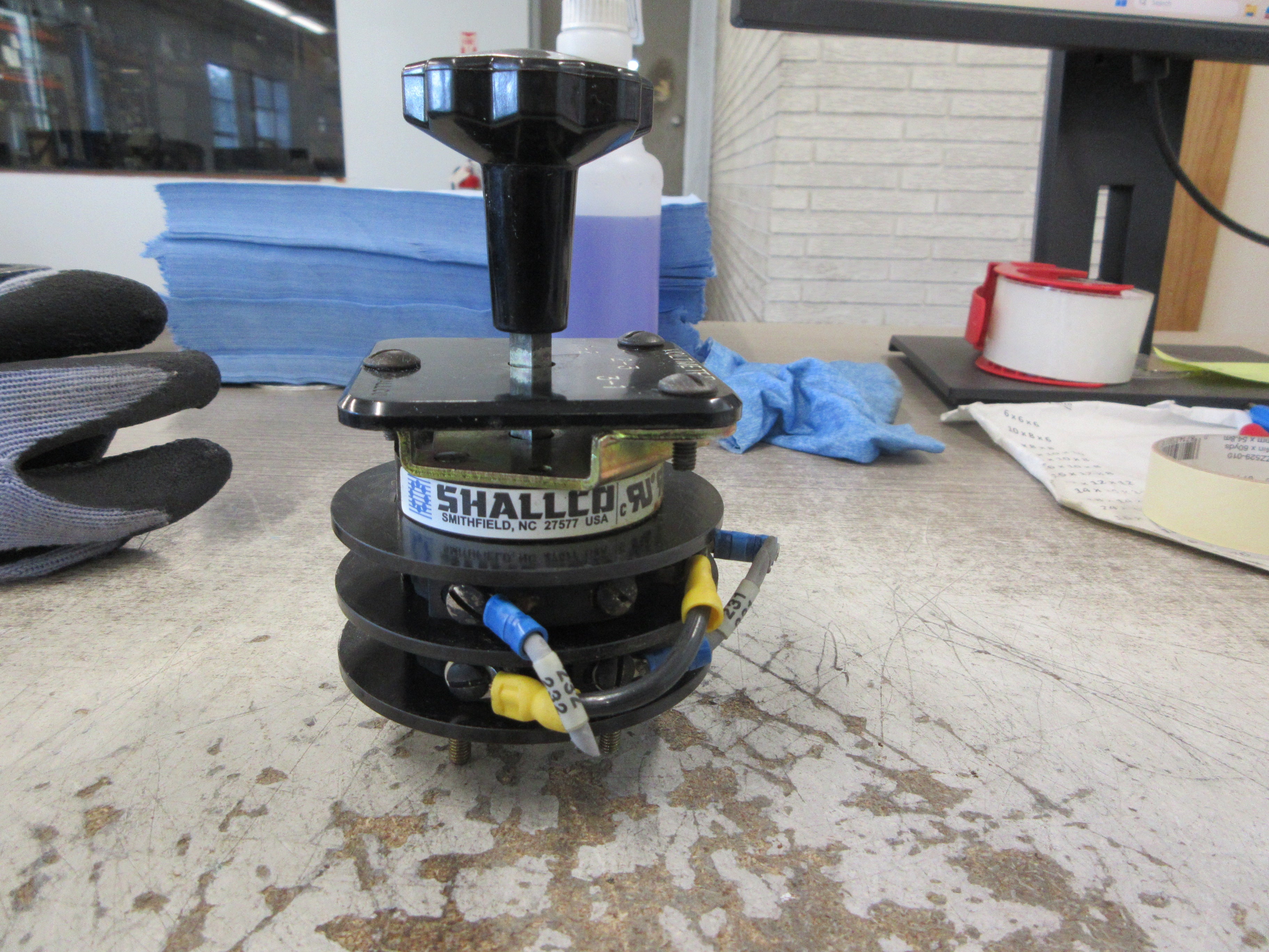 Shallco Voltmeter Rotary Switch 2604C Used