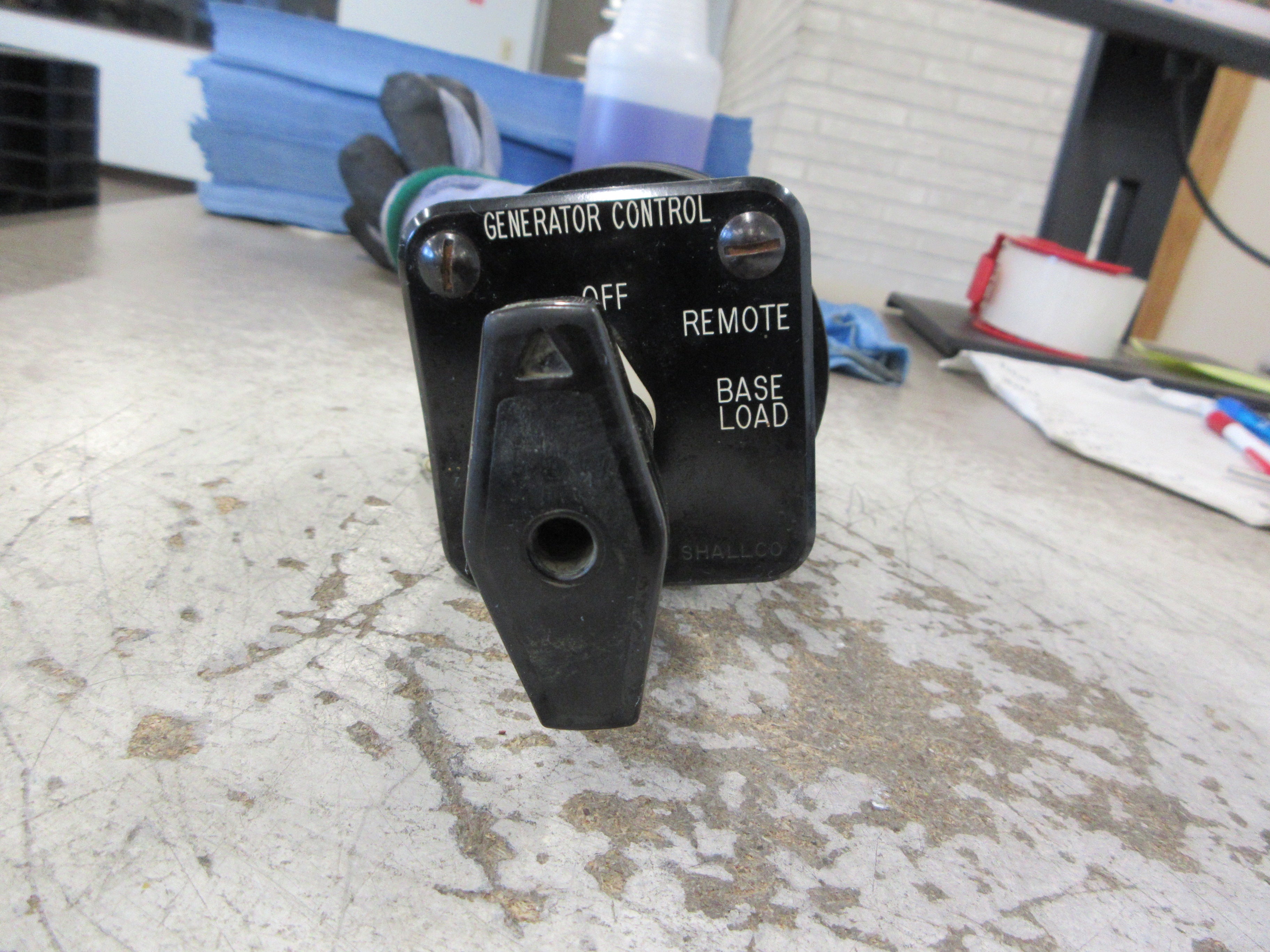 Shallco Generator Control Rotary Switch 26303B Used