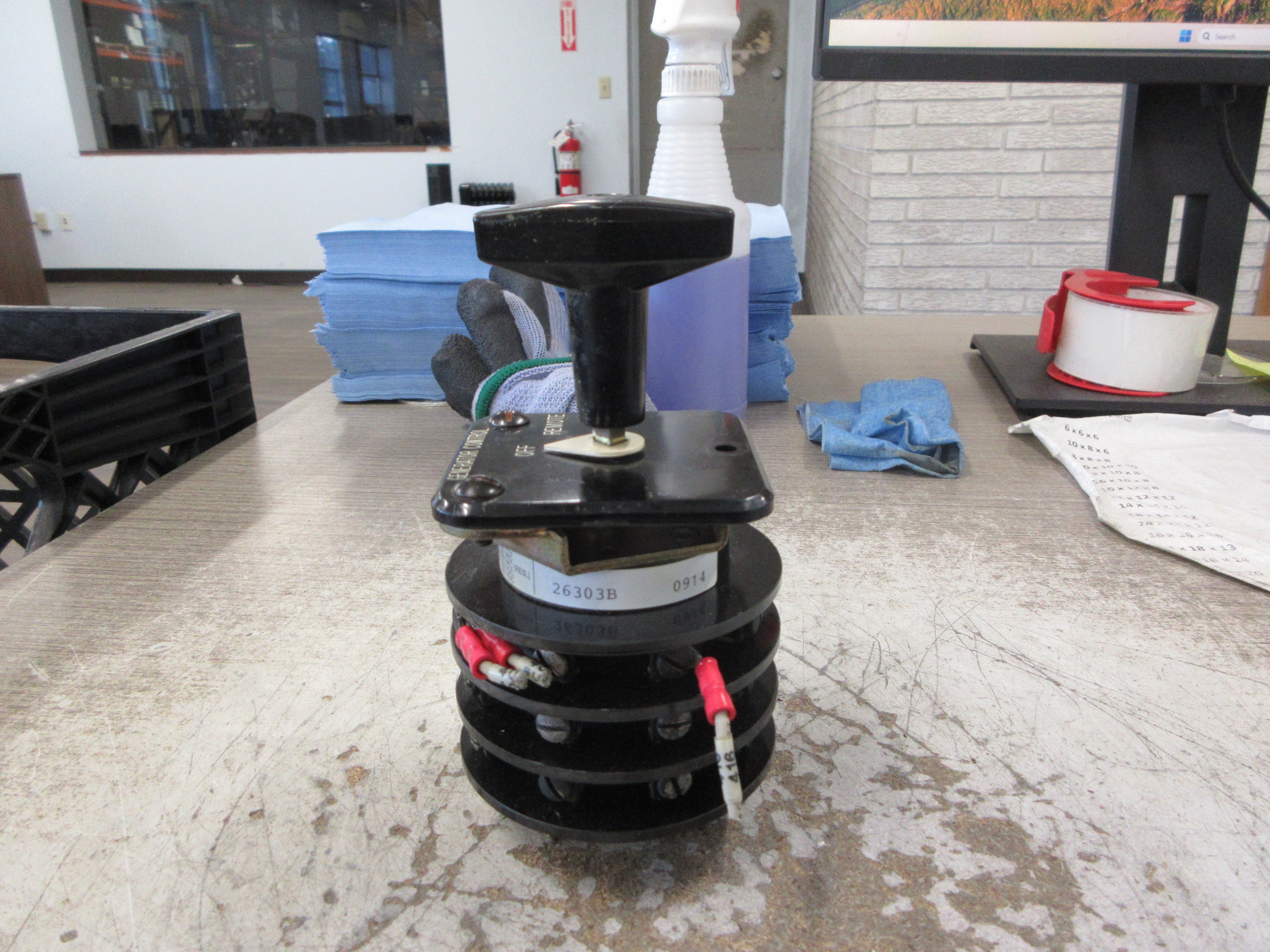 Shallco Generator Control Rotary Switch 26303B Used