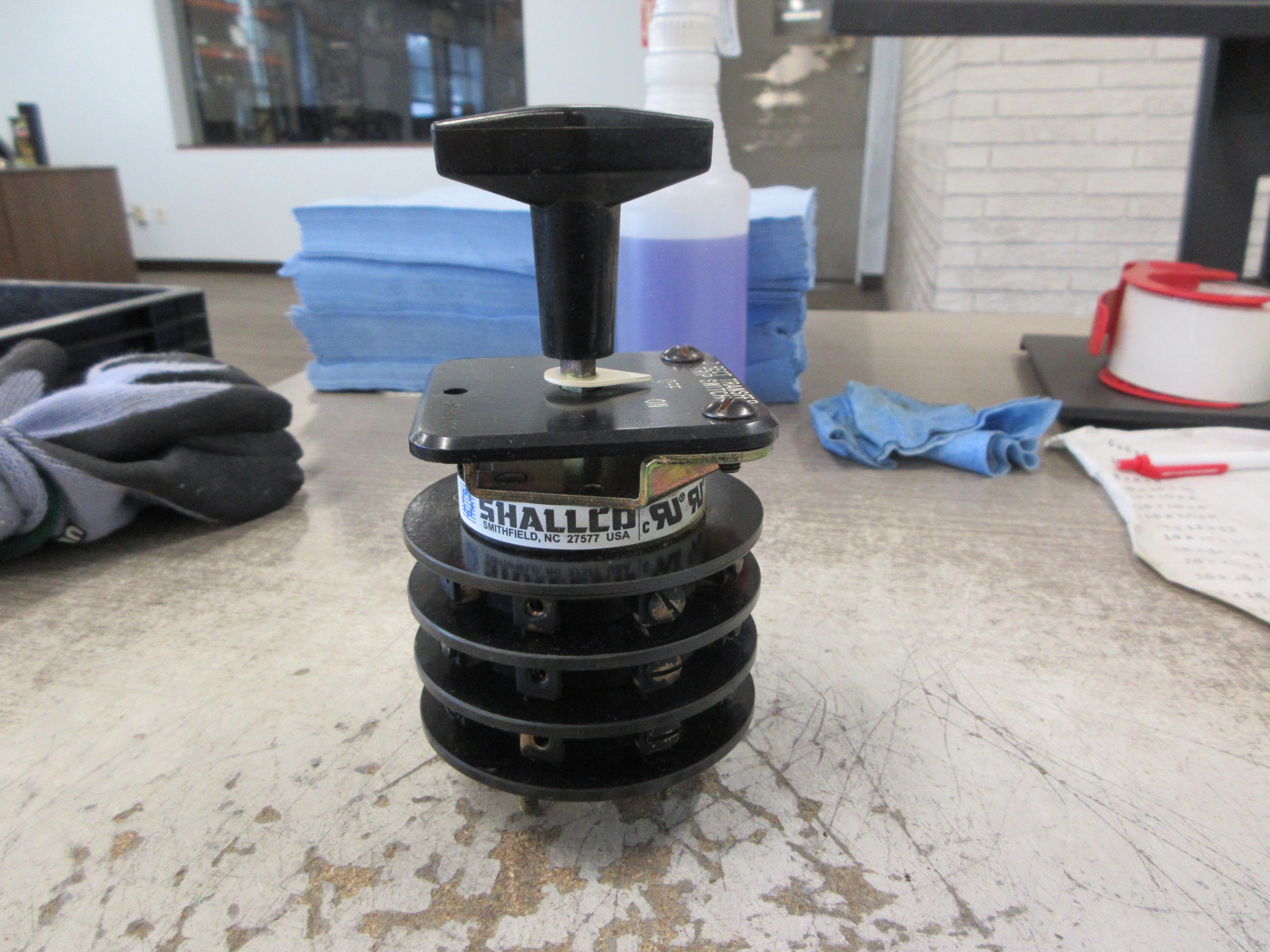 Shallco Direct Transfer Trip Switch Rotary Switch 26303B Used