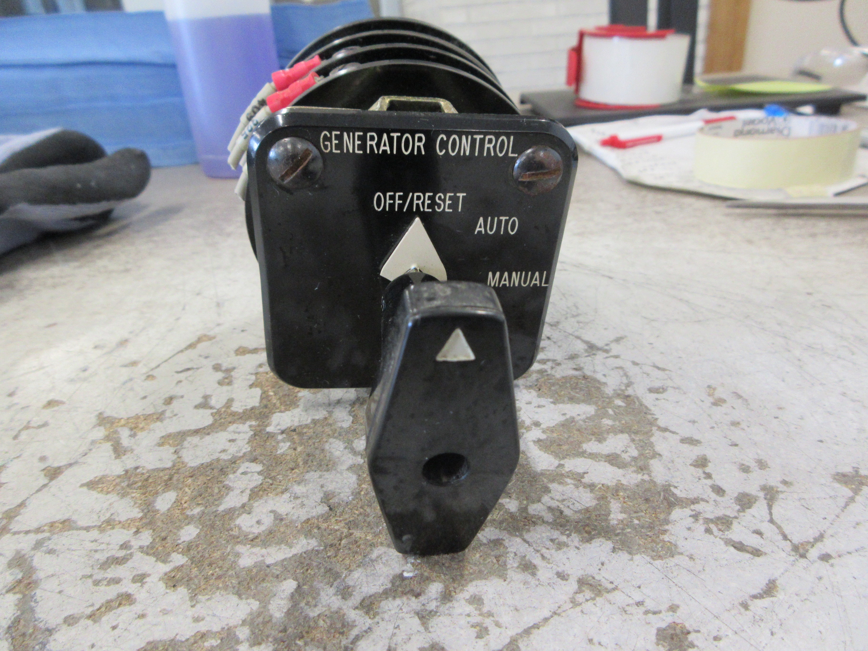 Shallco Generator Control Rotary Switch 26303B Used