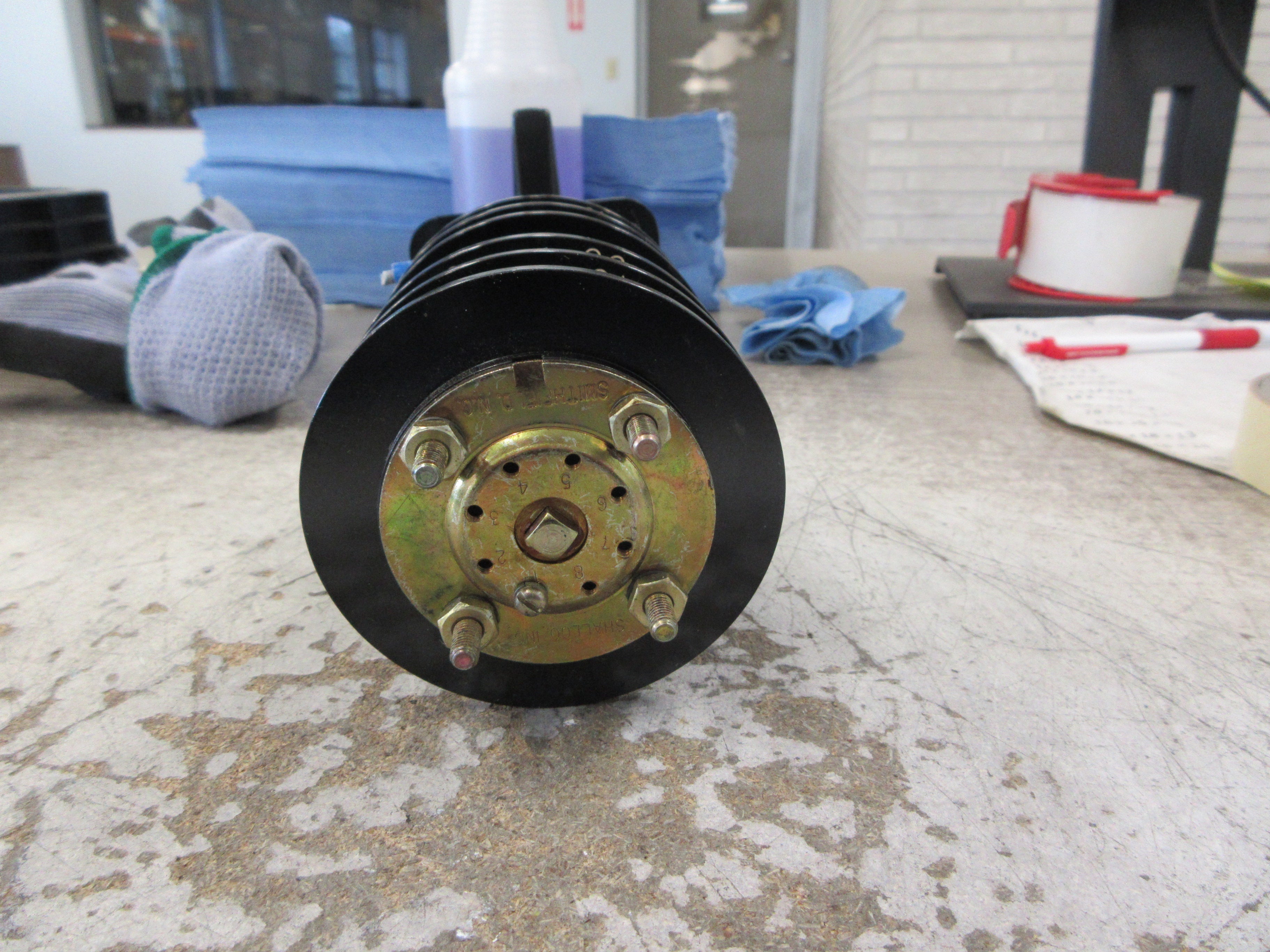 Shallco Breaker Control Rotary Switch 2645D *Missing (3) Terminal Screws* Used