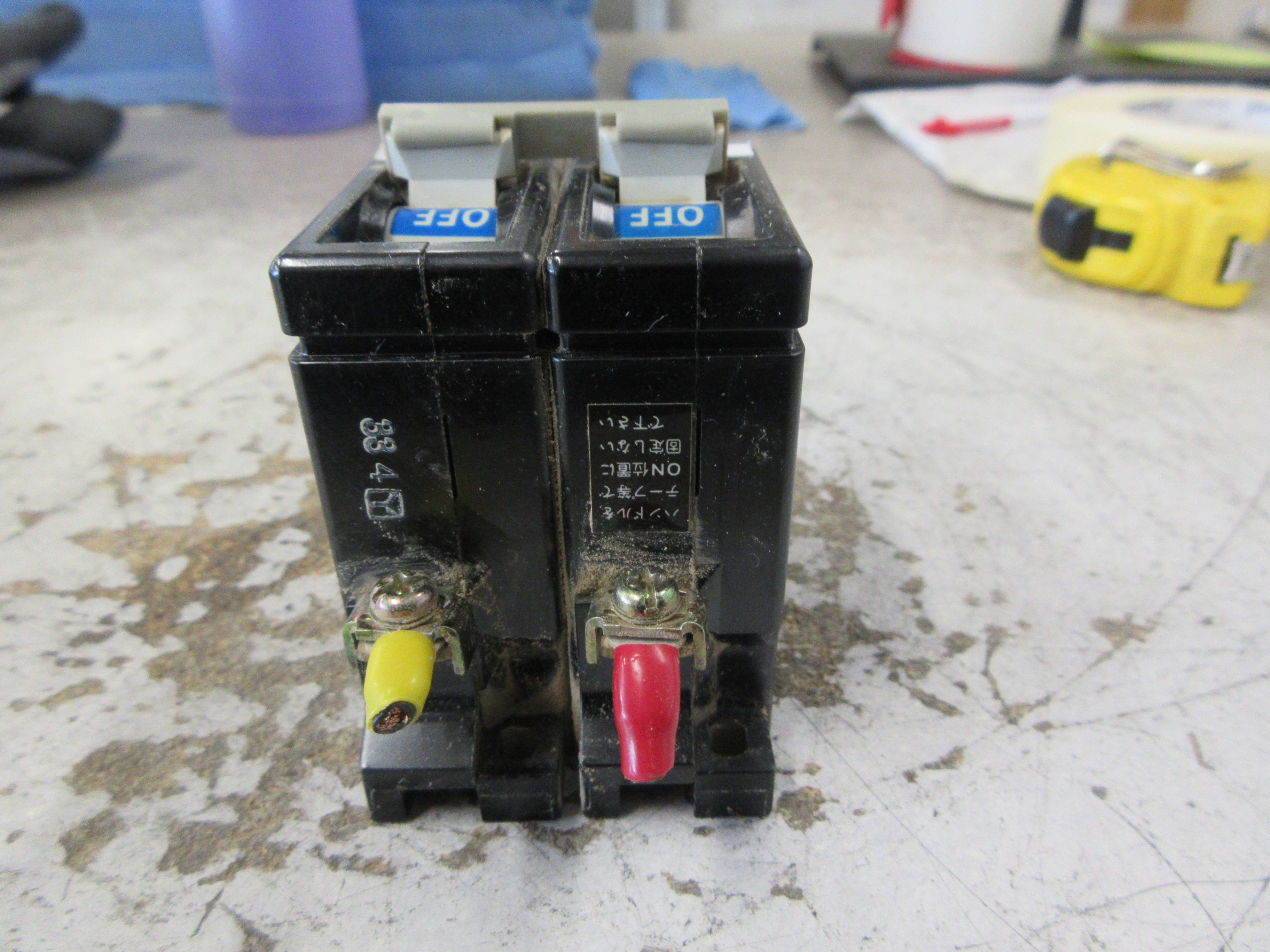 Fuji Electric Circuit Breaker CP32D-10A 250V 10A 2P Used