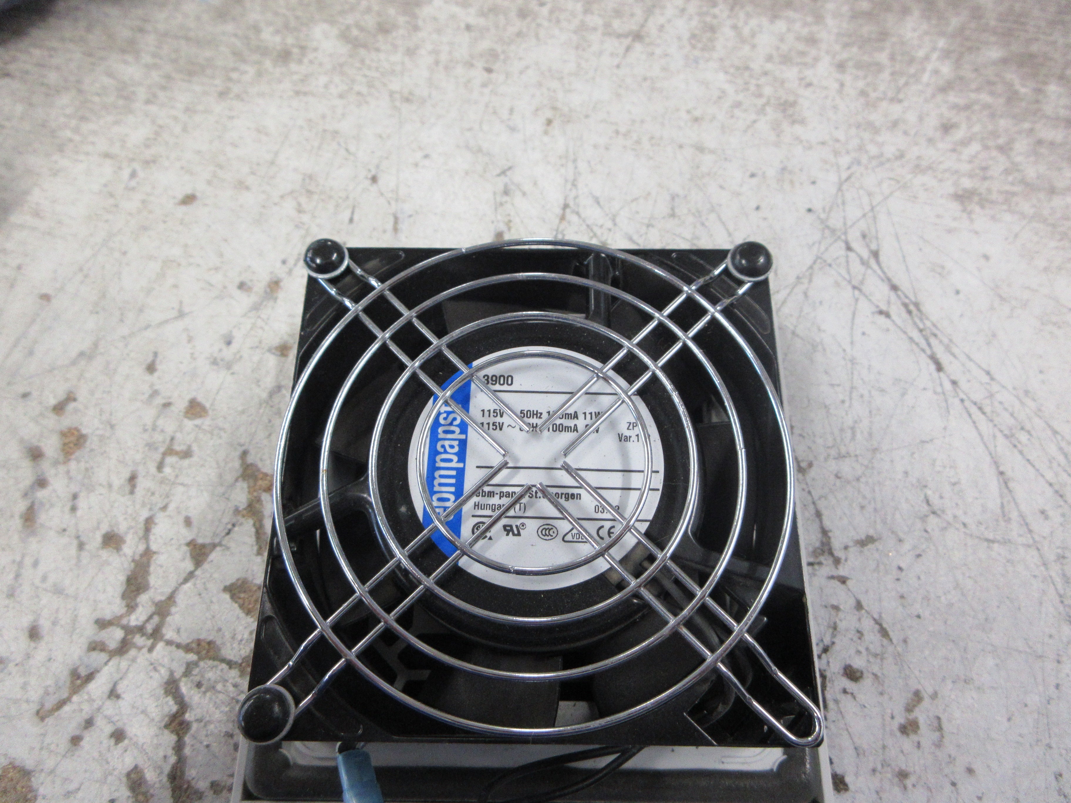 ebmpapst Axial Fan 3900 115V 60Hz 100mA 0.9W Used