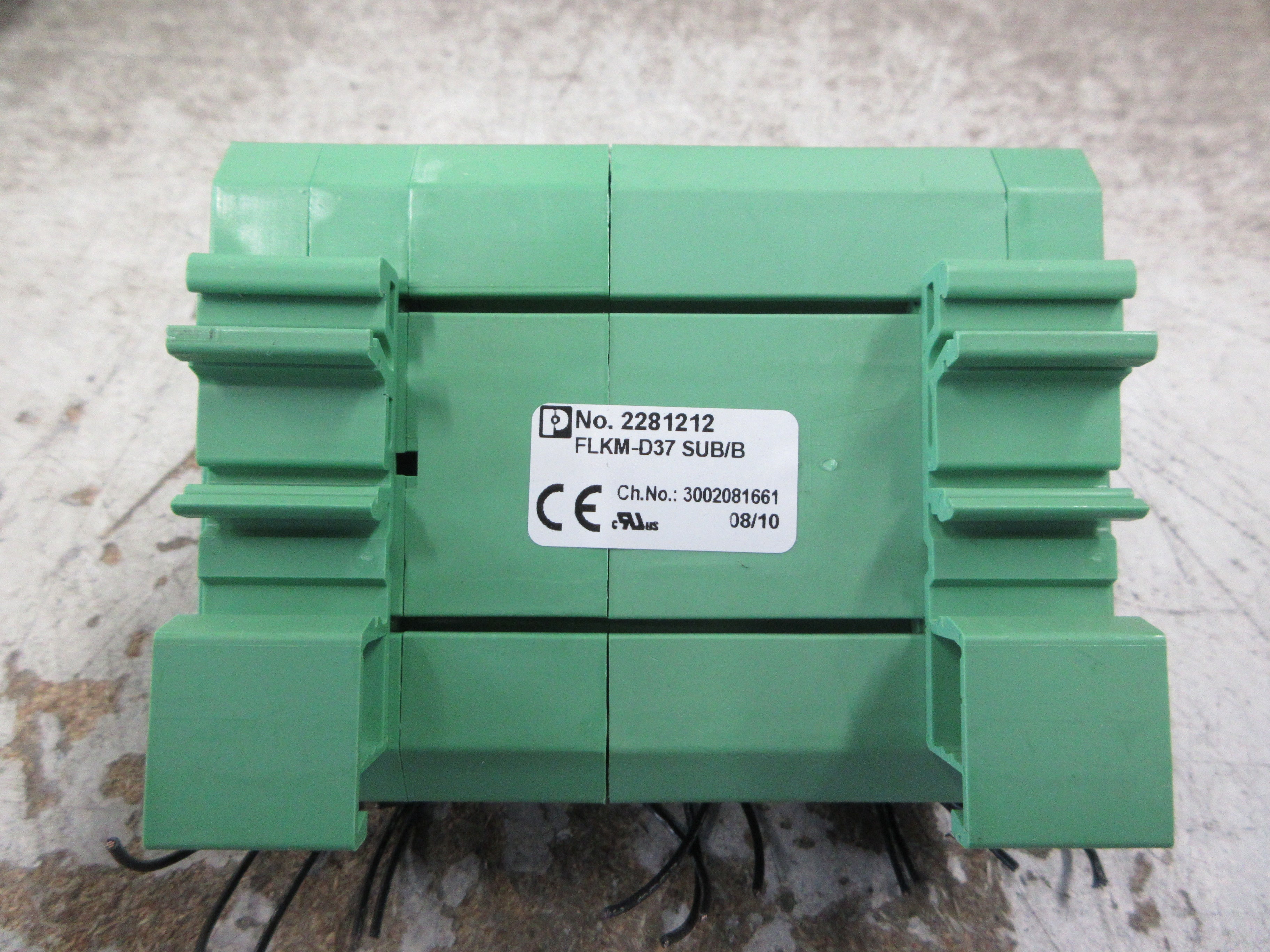 Phoenix Contact FLKM-D37 SUB/B Termination Board 2281212 Used