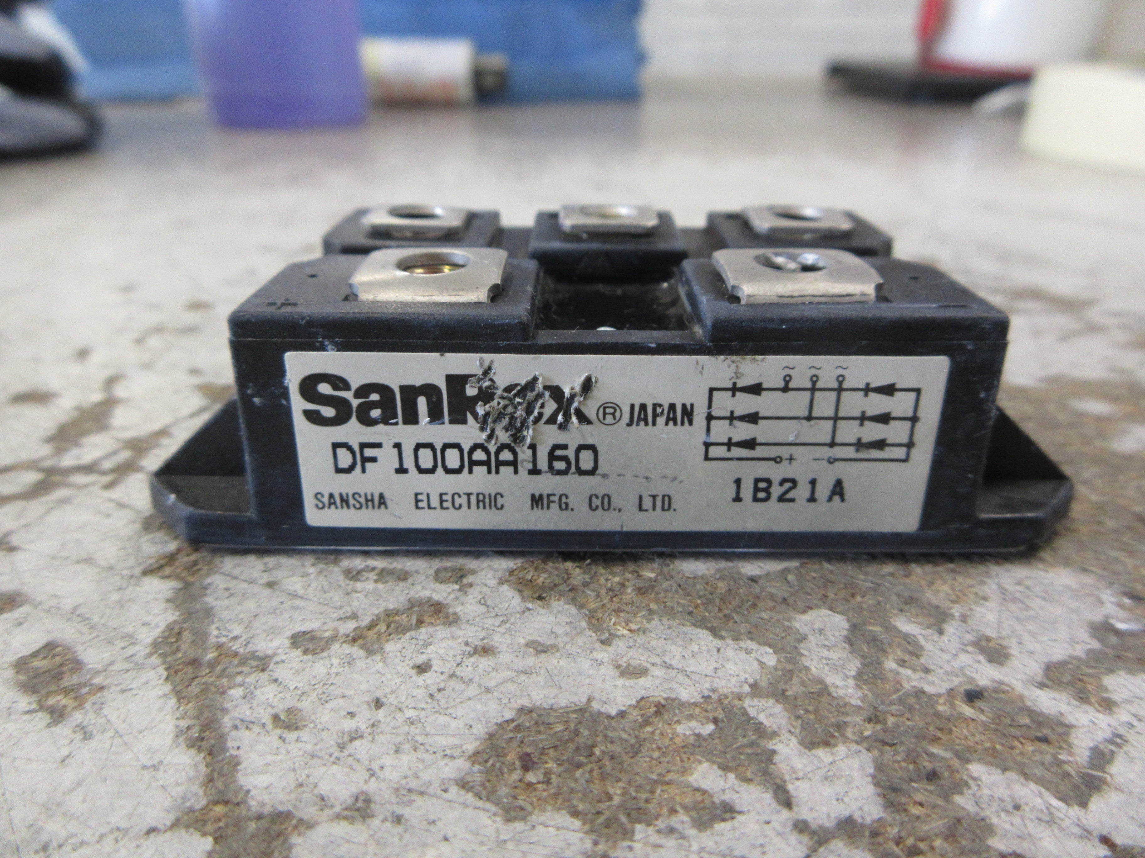 Sansha Electric SanRex Diode Module DF100AA160 Used