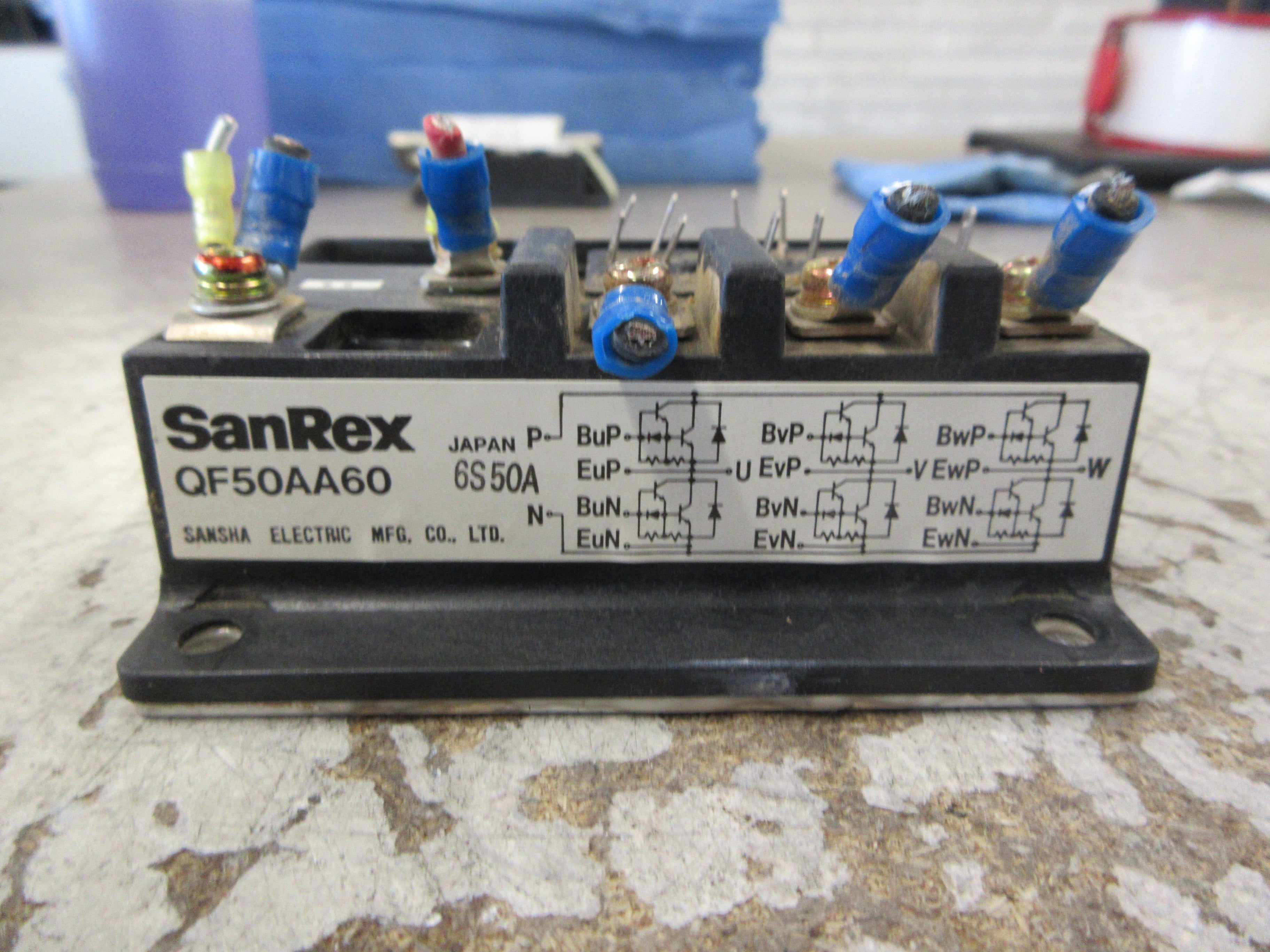 Sansha Electric SanRex Transistor Module QF50AA60 Used
