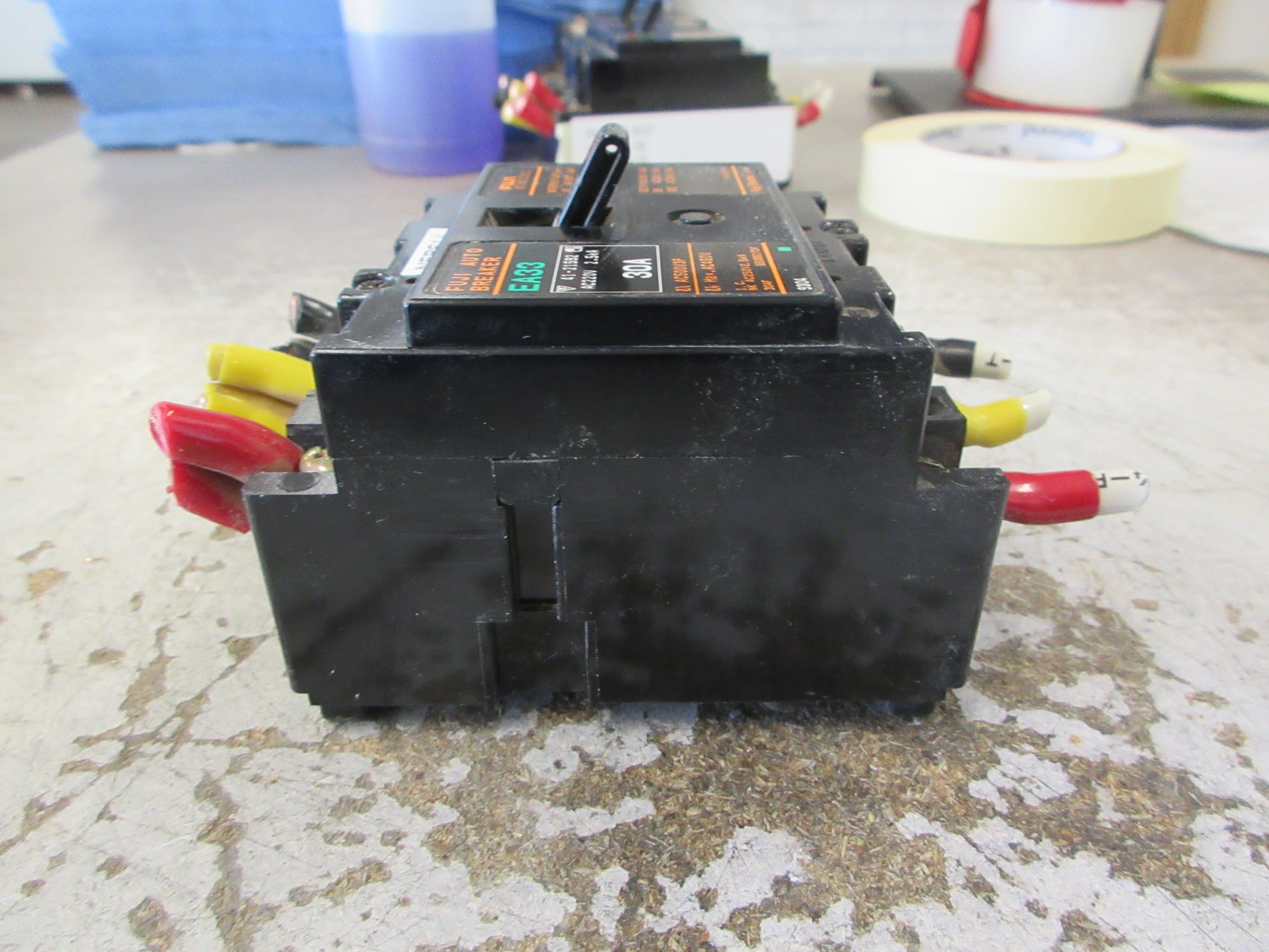 Fuji Electric Circuit Breaker EA33 30A 460V 3P Used