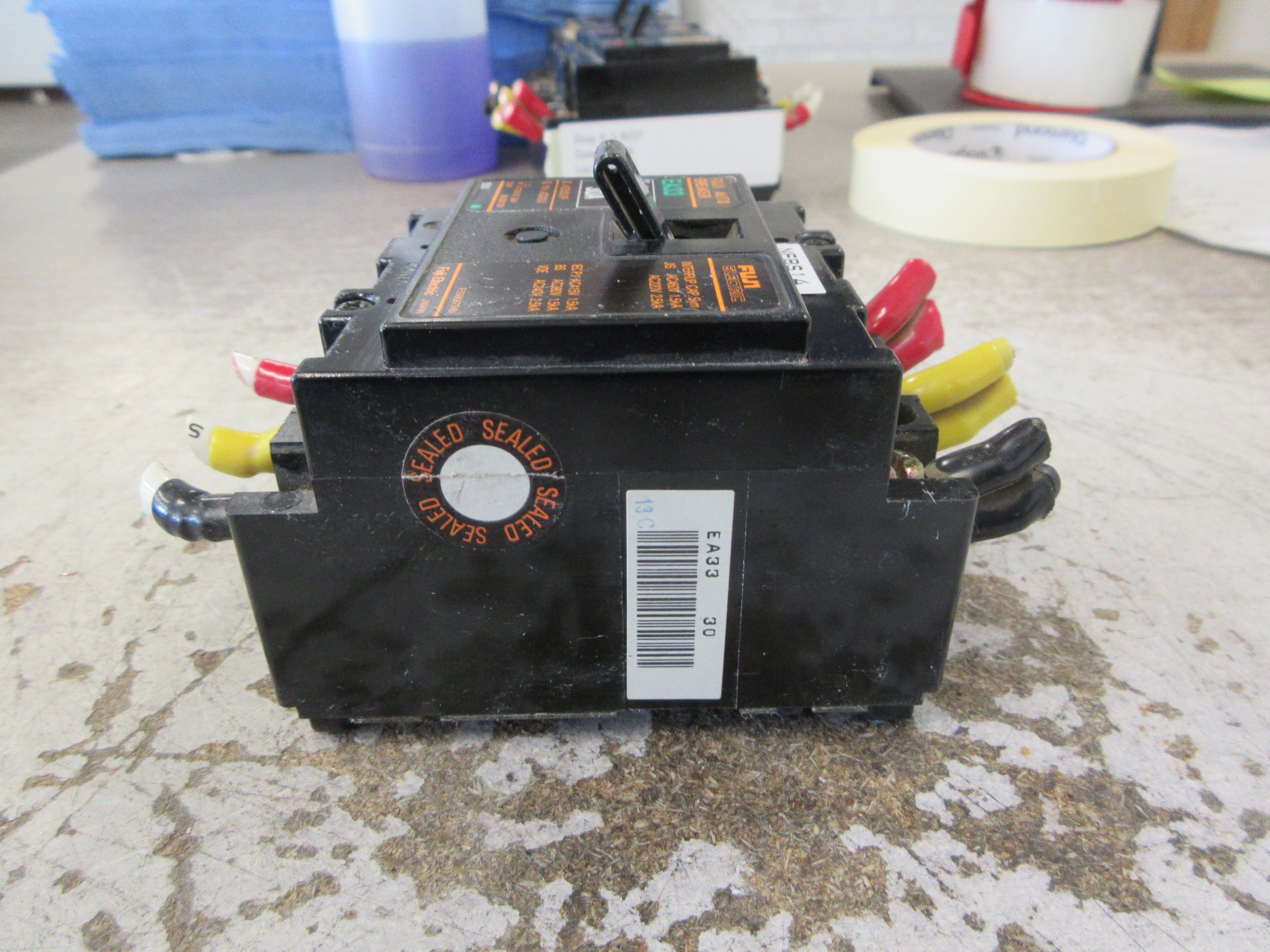 Fuji Electric Circuit Breaker EA33 30A 460V 3P Used