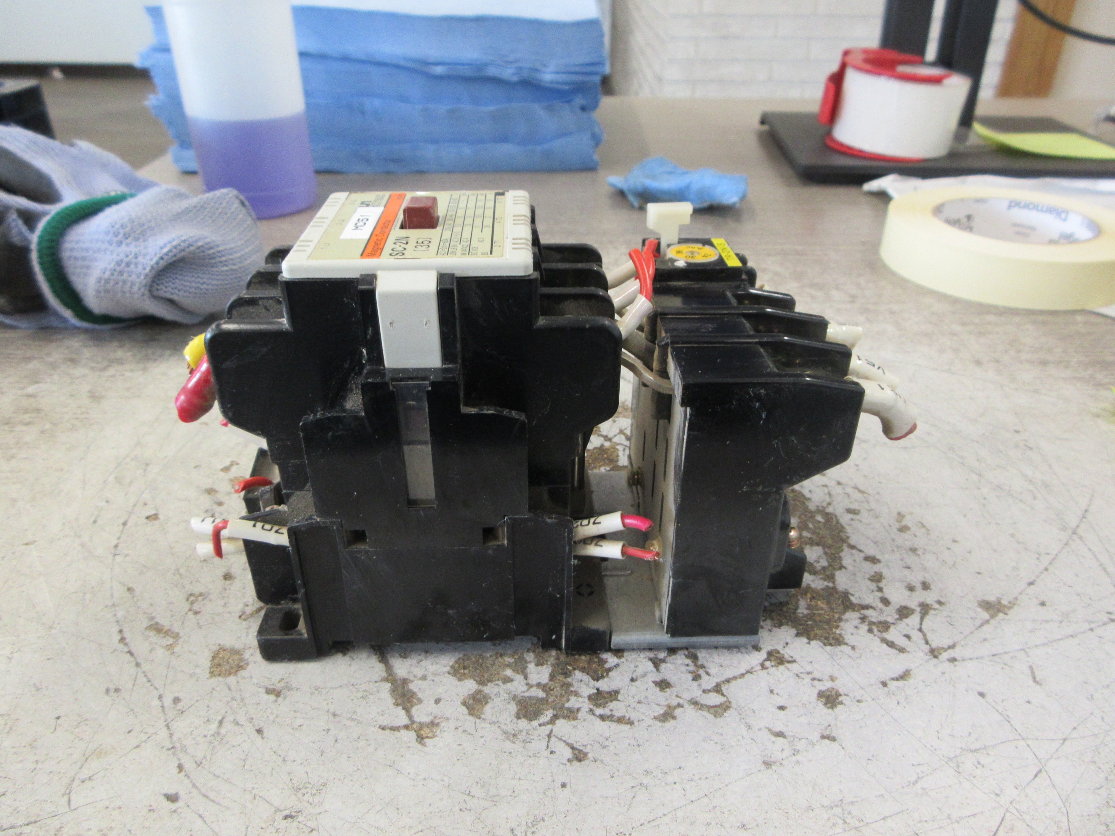 Fuji Electric SC-2N Starter 4NC1Q0#/TR-2N/3 100-110V Coil Trip: 24-36A Used