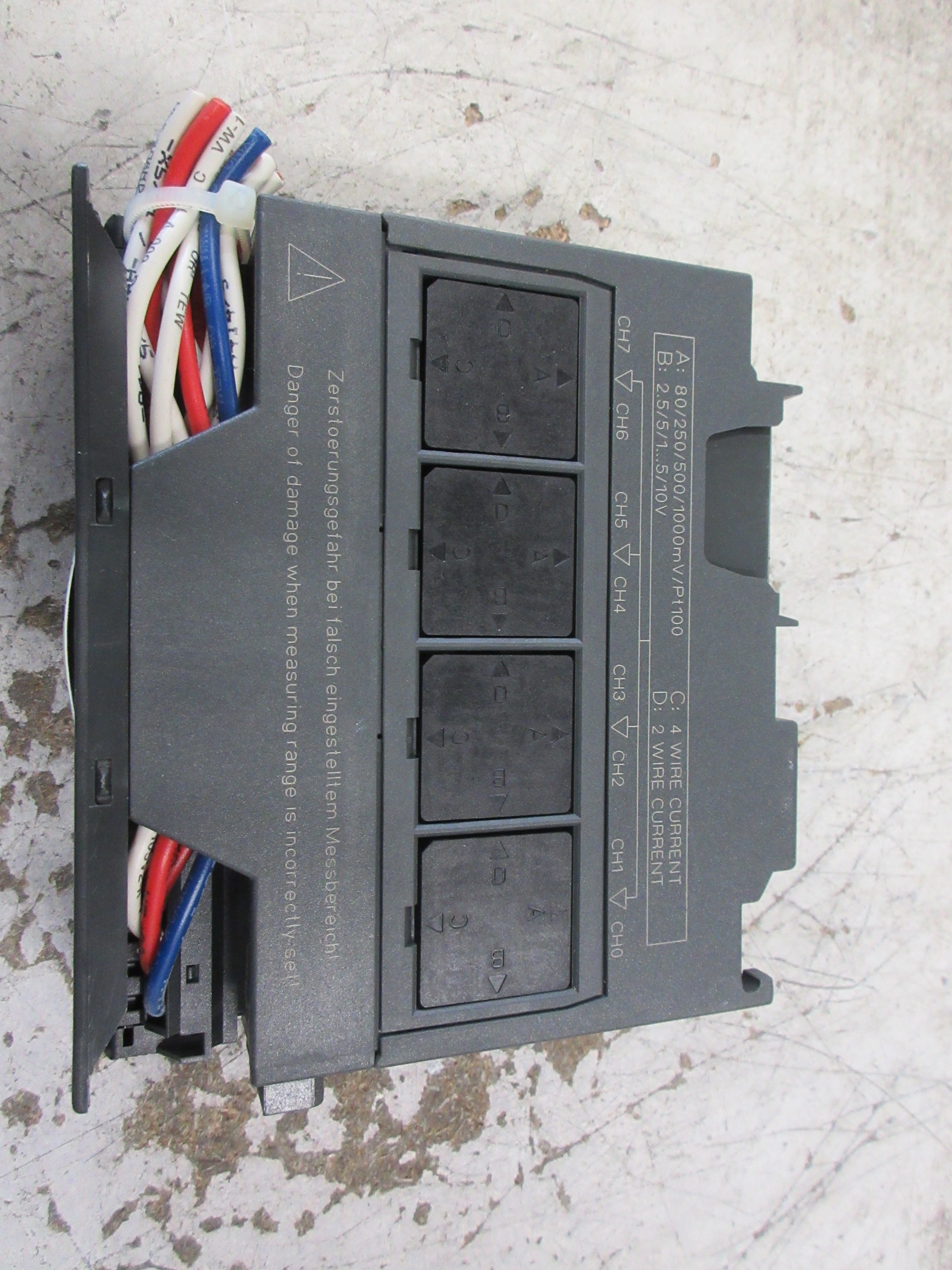 Siemens Simatic S7 Analog Input Module 6ES7 331-7KF02-0AB0 E-Stand: 5 Used