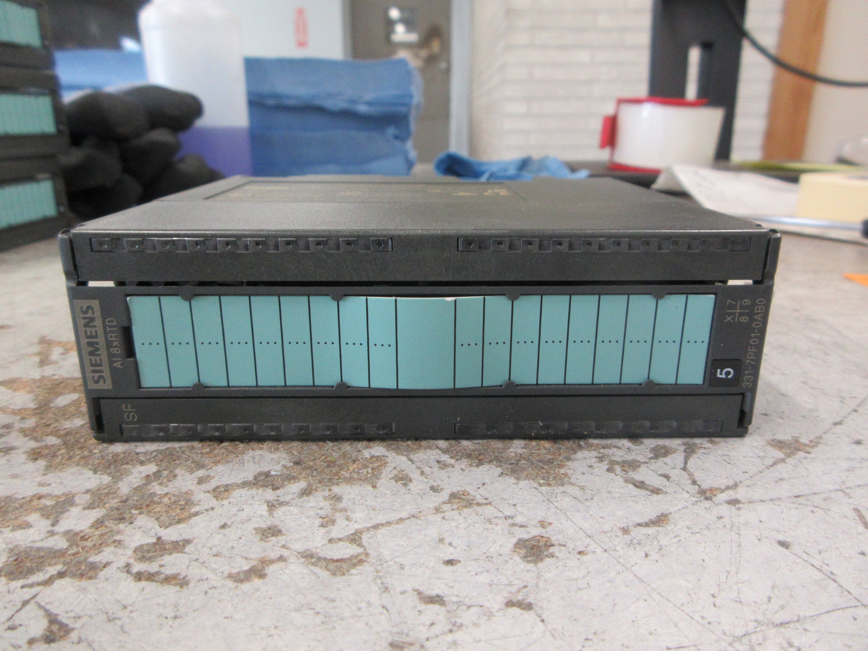 Siemens Simatic S7-300 Analog Input Module 6ES7 331-7PF01-0AB0 FS: 6 Used