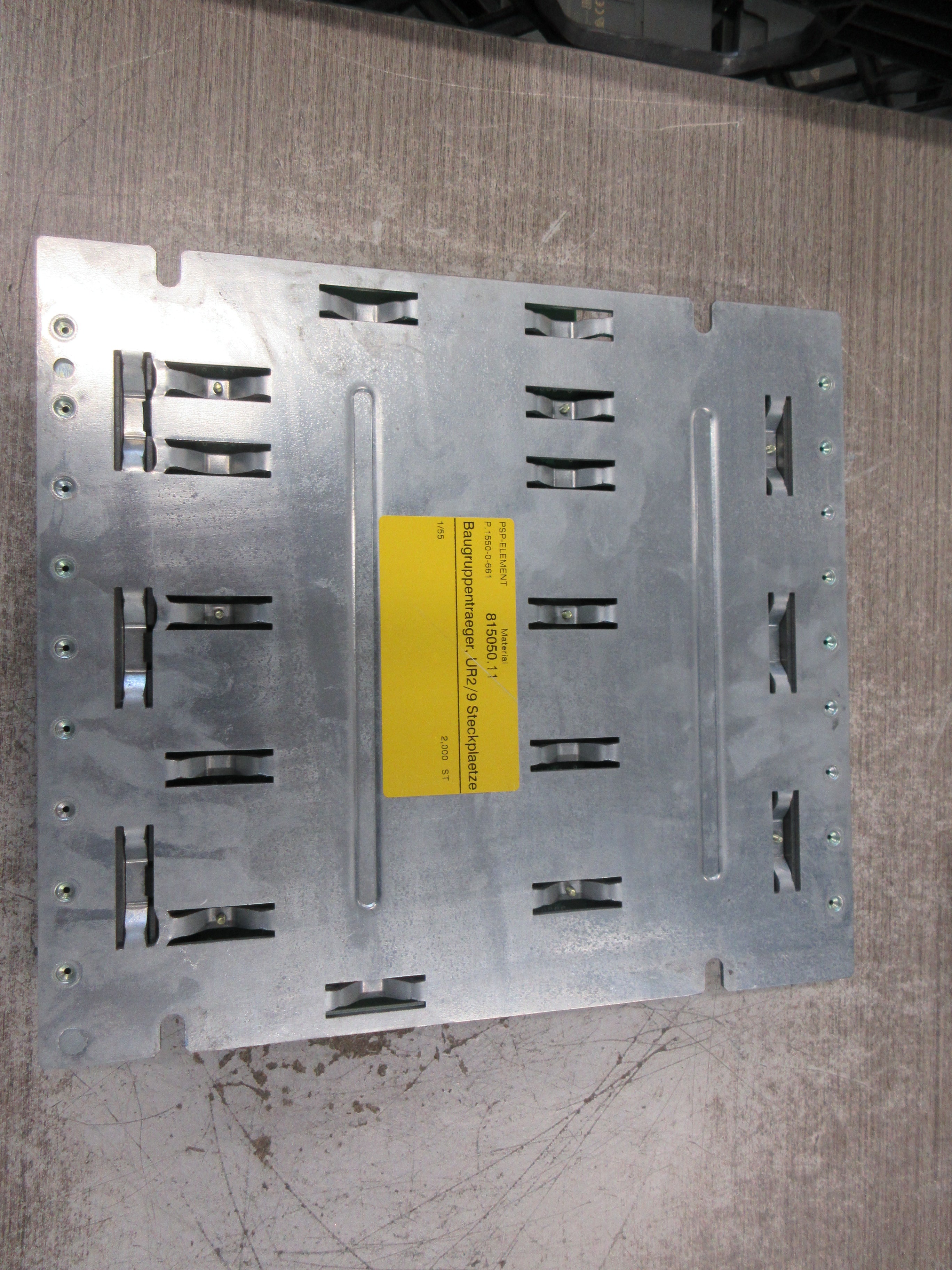Siemens Simatic S7 UR2 Rack 6ES7 400-1JA01-0AA0 9-Slot Used