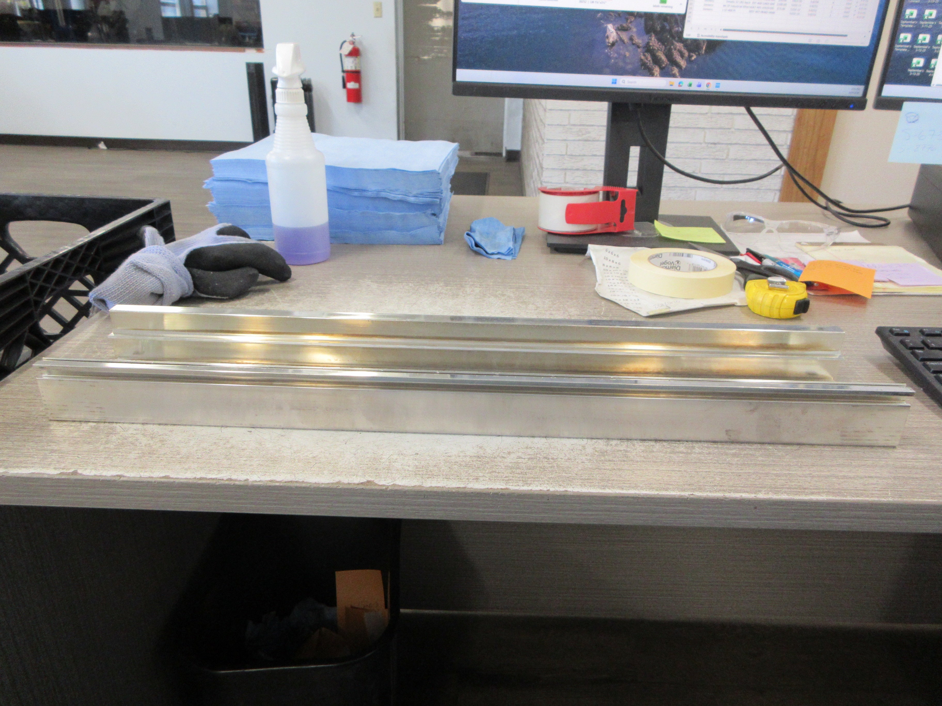 Siemens Simatic S7 Mounting Rail 6ES7 195-1GG30-0XA0 E-Stand: 01 620MM Used
