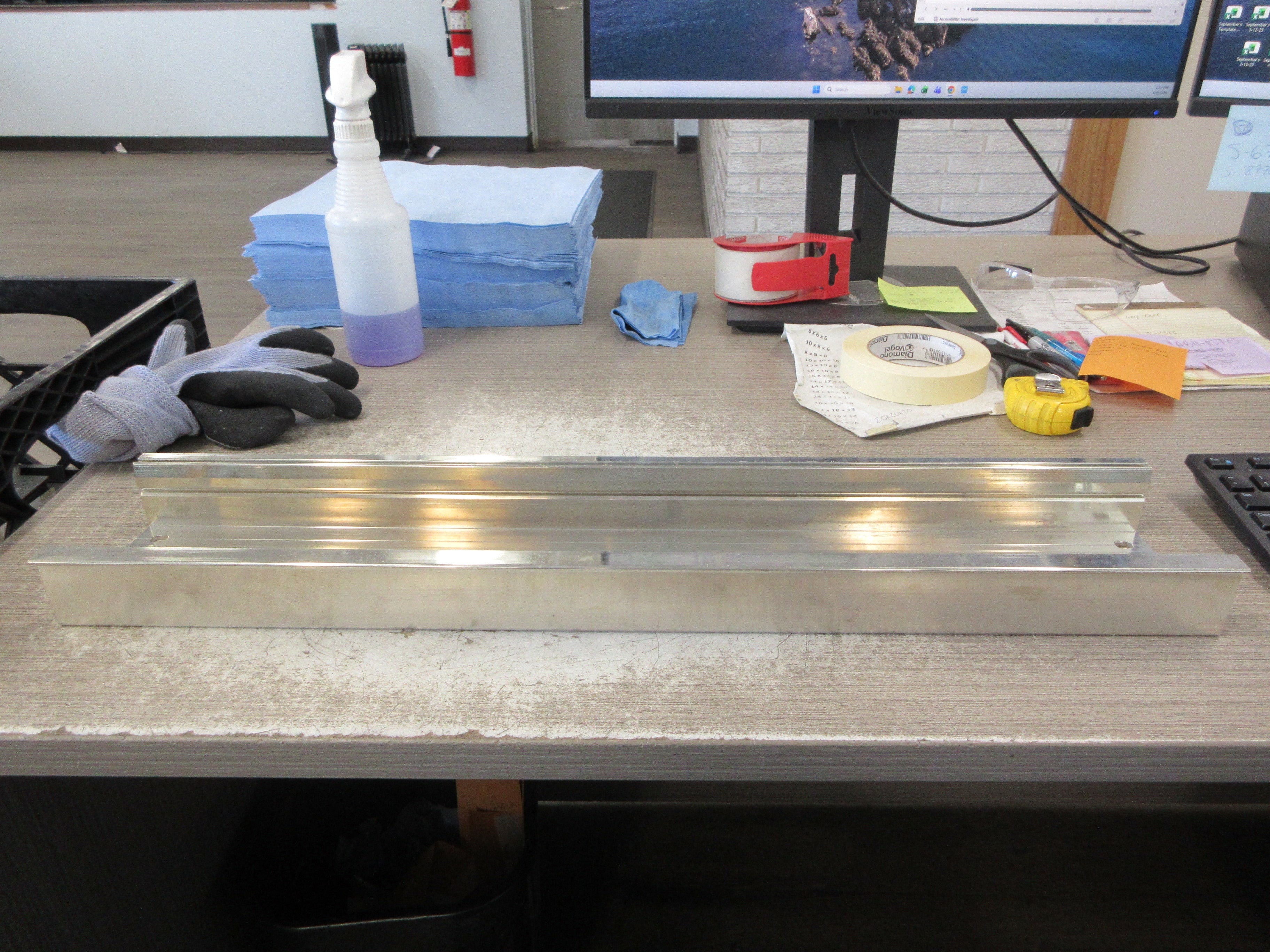 Siemens Simatic S7 Mounting Rail 6ES7 195-1GG30-0XA0 E-Stand: 01 620MM Used
