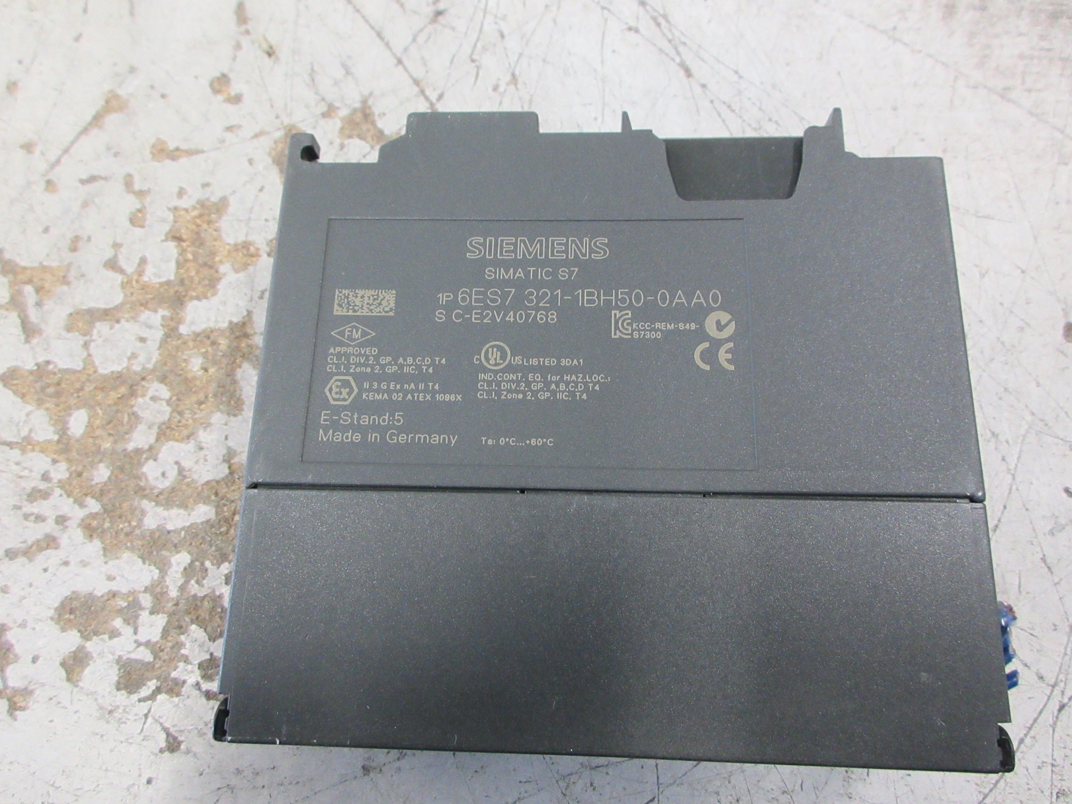 Siemens Simatic S7 Digital Input Module 6ES7 321-1BH50-0AA0 E-Stand: 5 Used