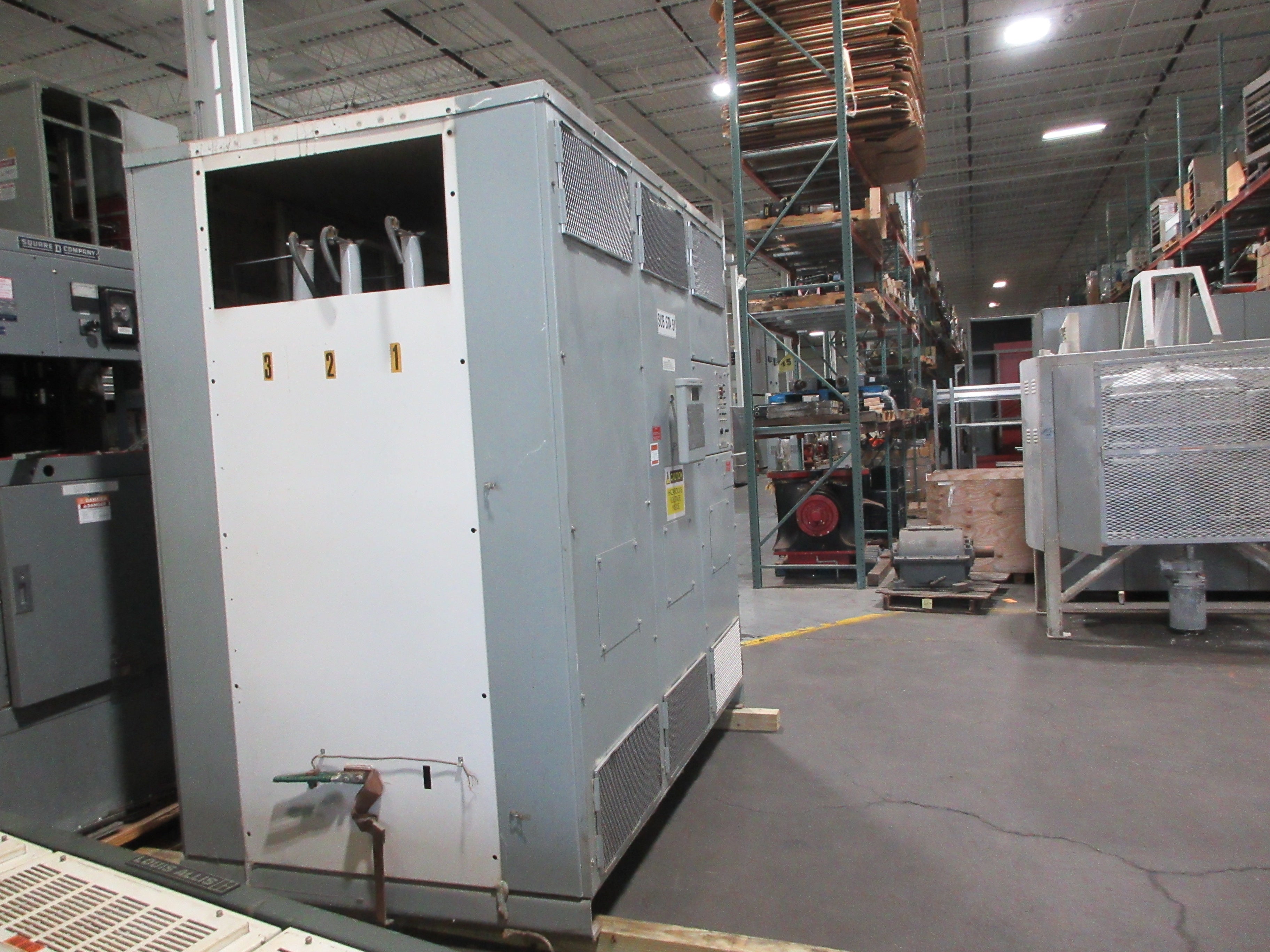 GE Transformer 2000KVA Pri: 12,470V Sec: 480Y/277V 3Ph 60Hz Used